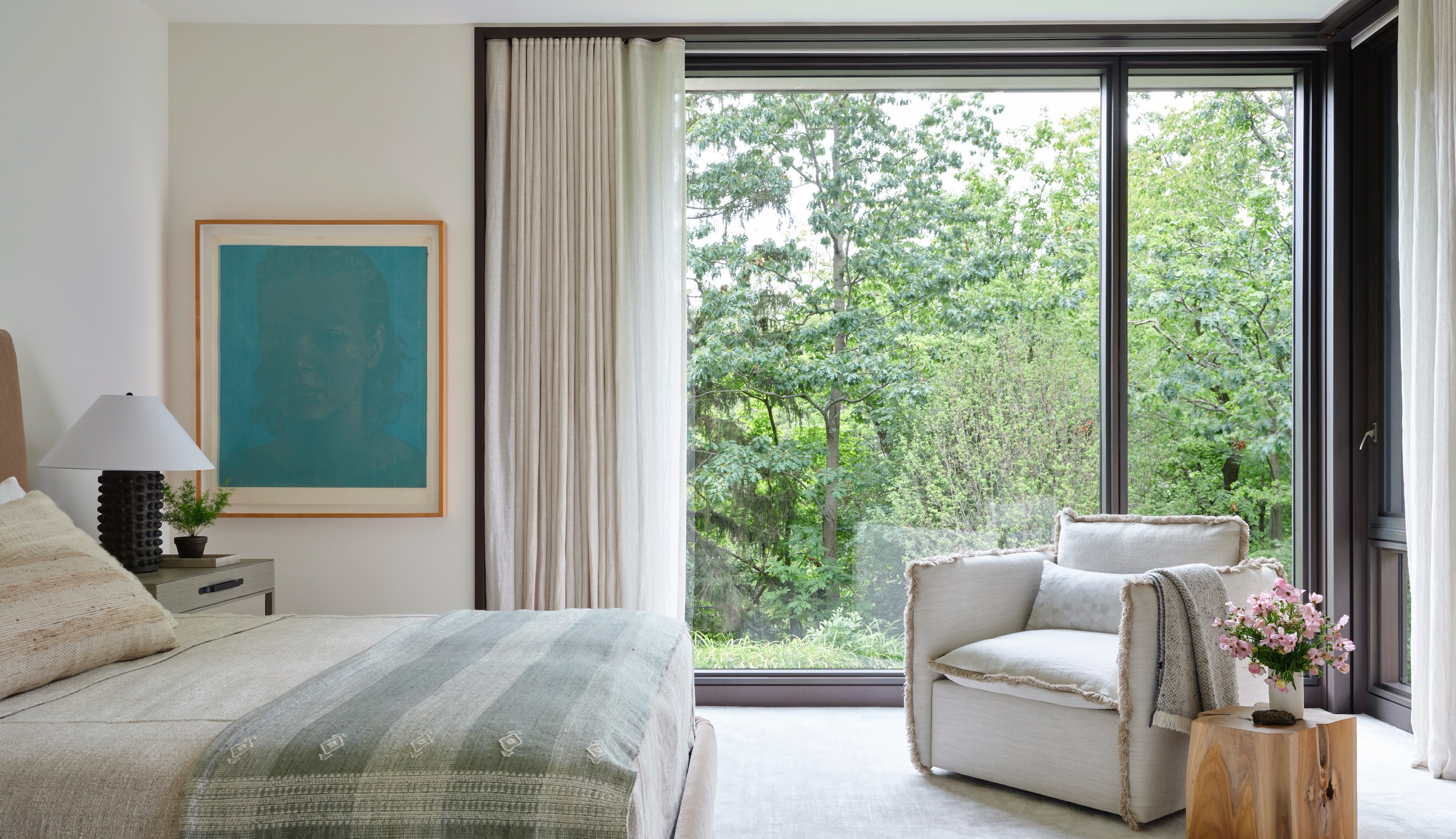 Andrea Goldman Luxury Interior Design Firm Chicago Our Story Bedroom