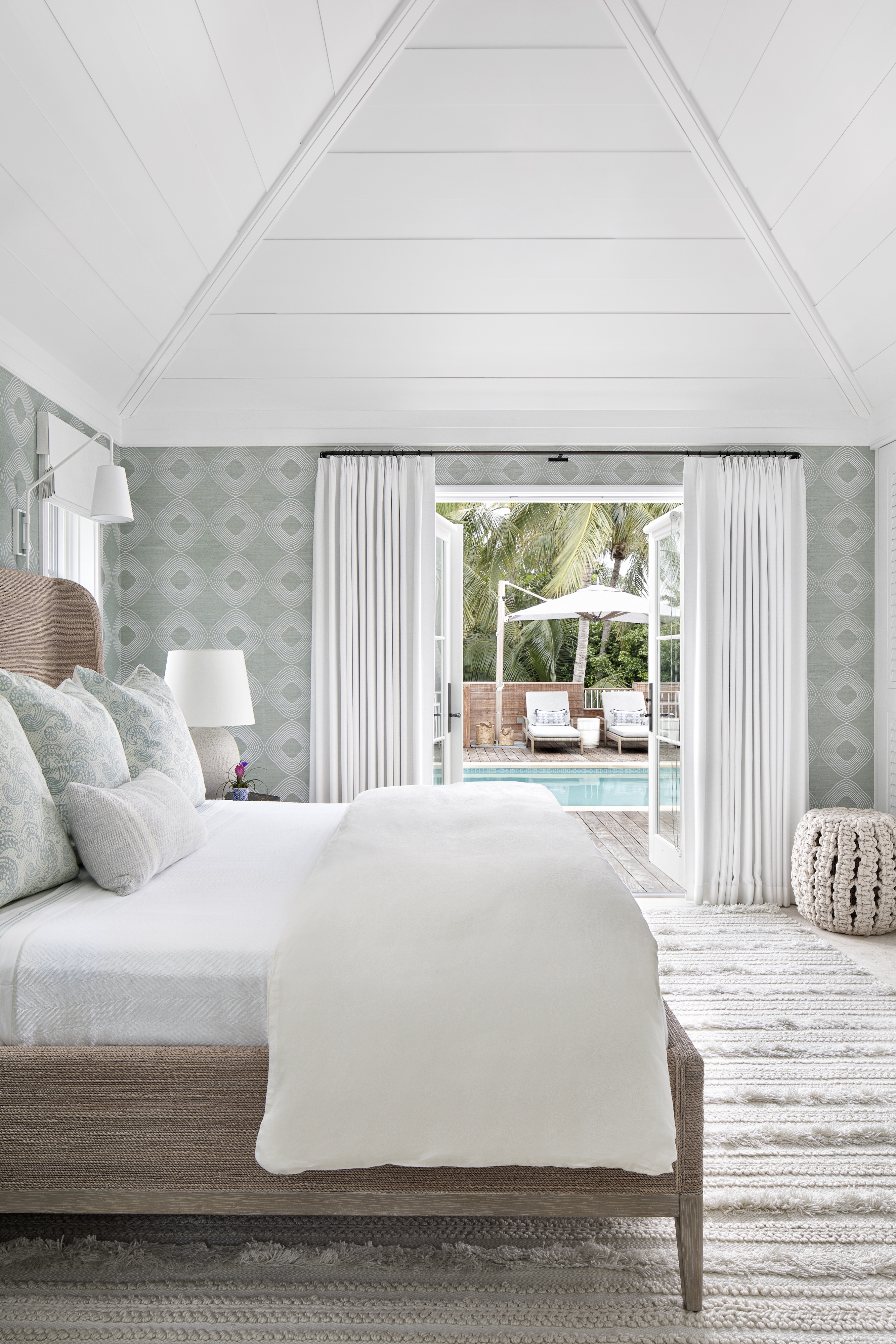 HNYClf9n OP Andrea Goldman Luxury Interior Design Firm Chicago Floridian Guest House Primary Bedroom