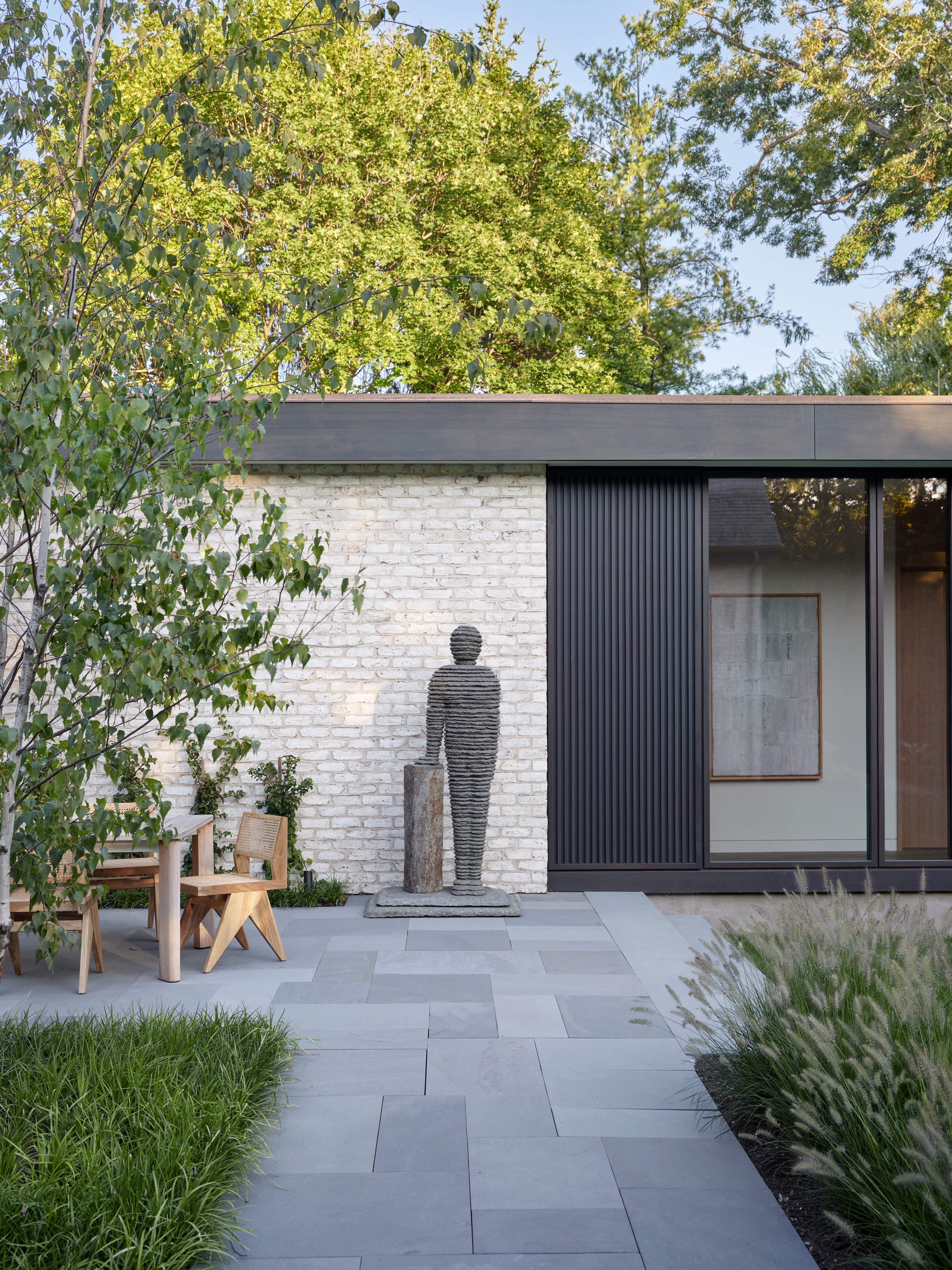 Oa Andrea Goldman Luxury Interior Design Firm Chicago Gallery Residence Exterior Backview