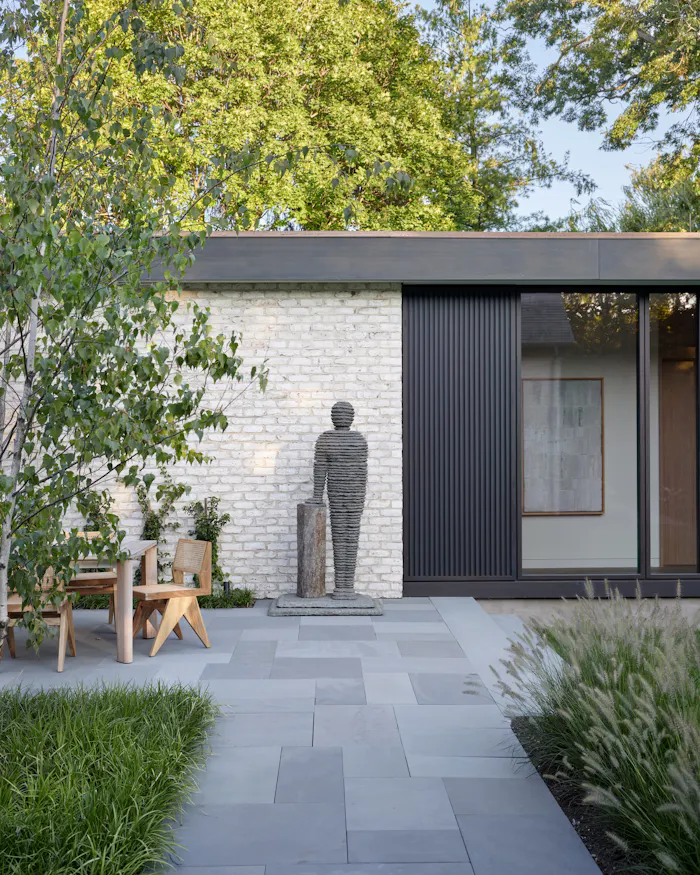 Oa Andrea Goldman Luxury Interior Design Firm Chicago Gallery Residence Exterior Backview