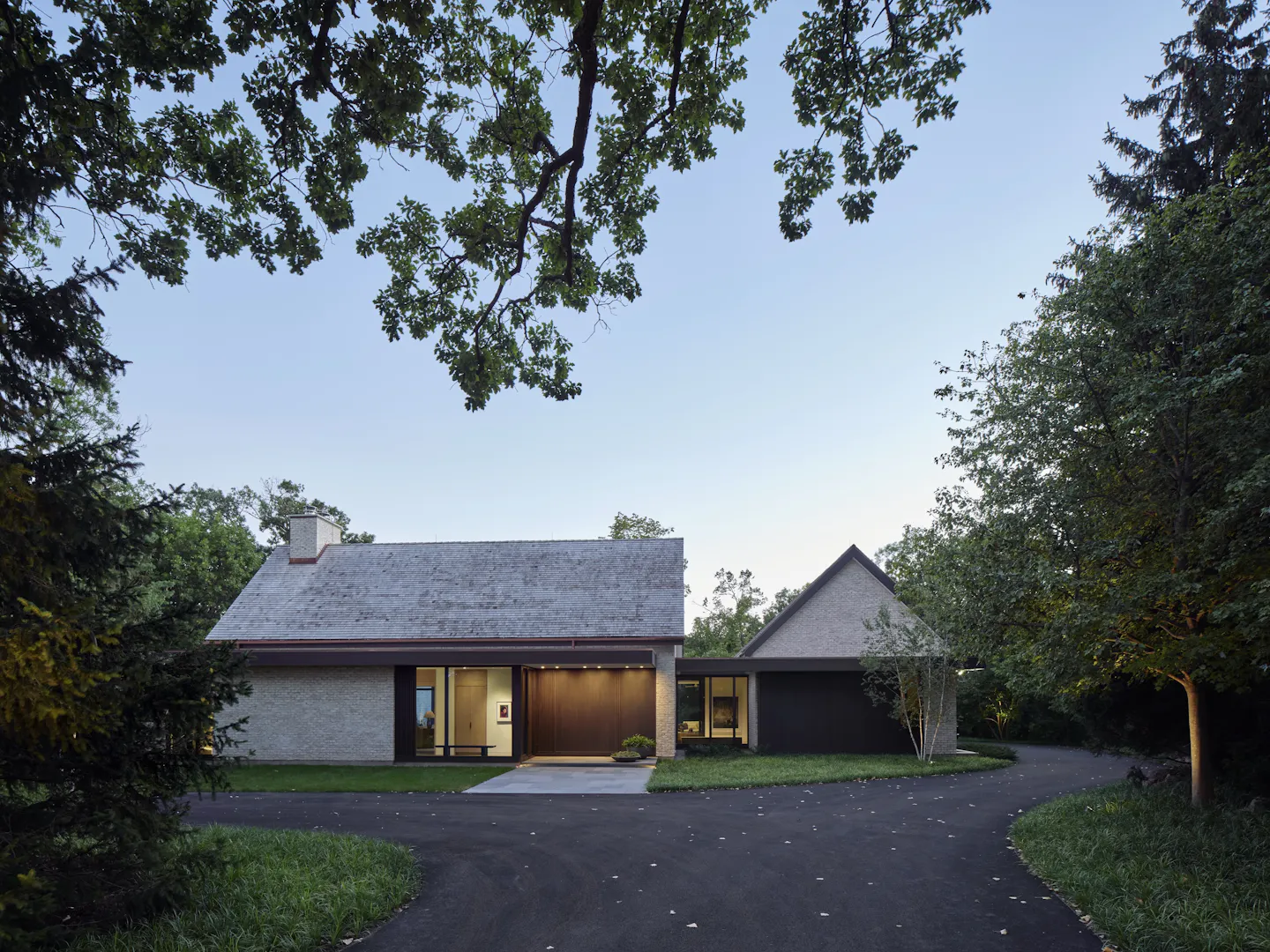 OZ Andrea Goldman Luxury Interior Design Firm Chicago Gallery Residence Exterior Front