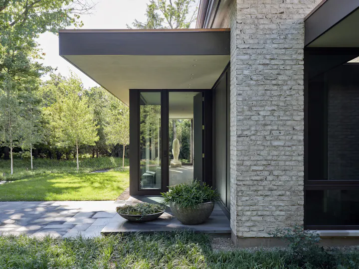 Oc Andrea Goldman Luxury Interior Design Firm Chicago Gallery Residence Exterior Front Door