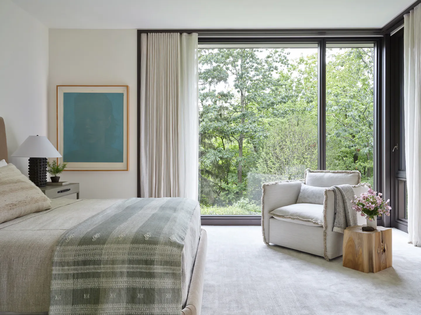 Op Andrea Goldman Luxury Interior Design Firm Chicago Gallery Residence Bedroom