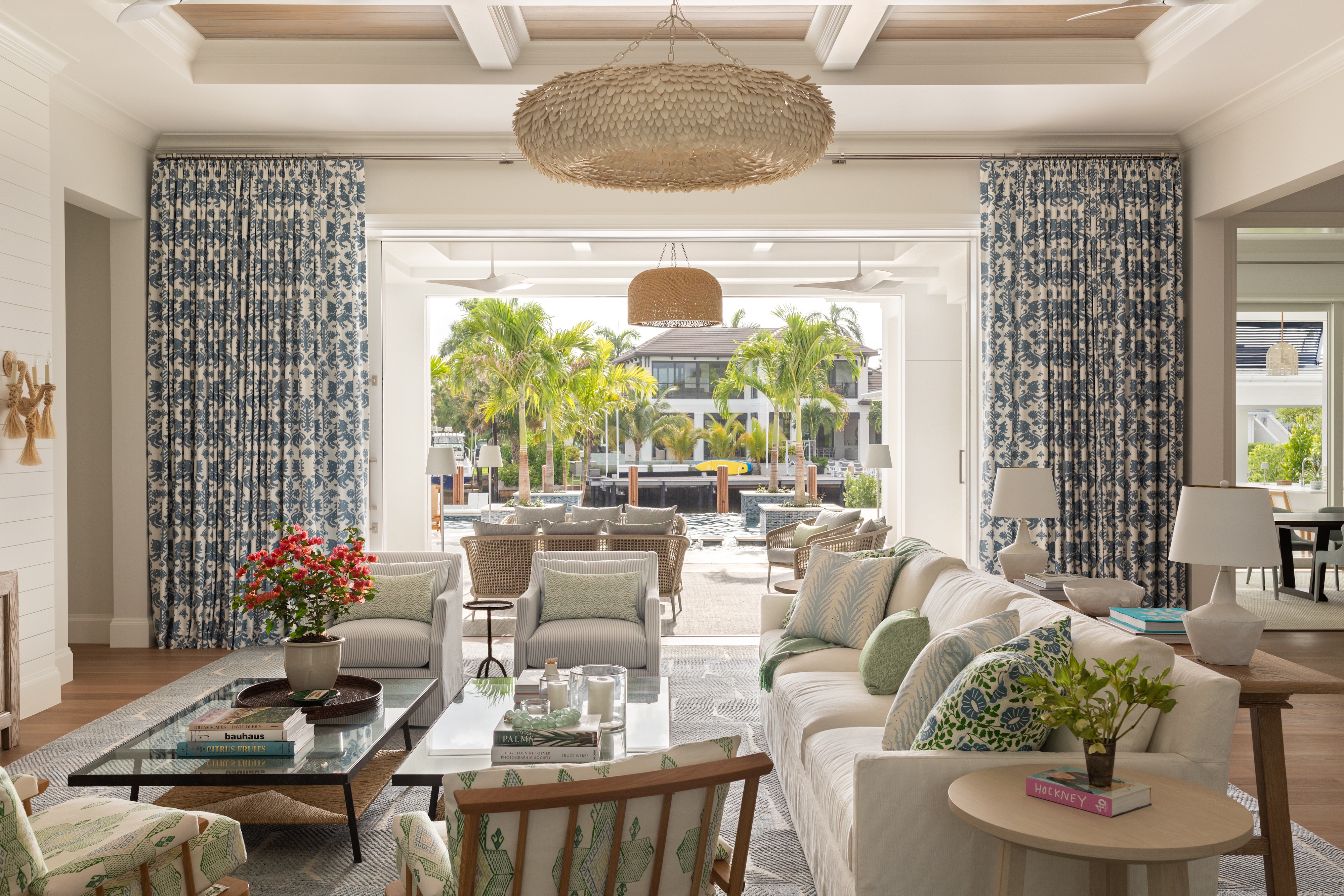 Ps Andrea Goldman Luxury Interior Design Firm Chicago Naples Vacation Home Openplan Livingroom