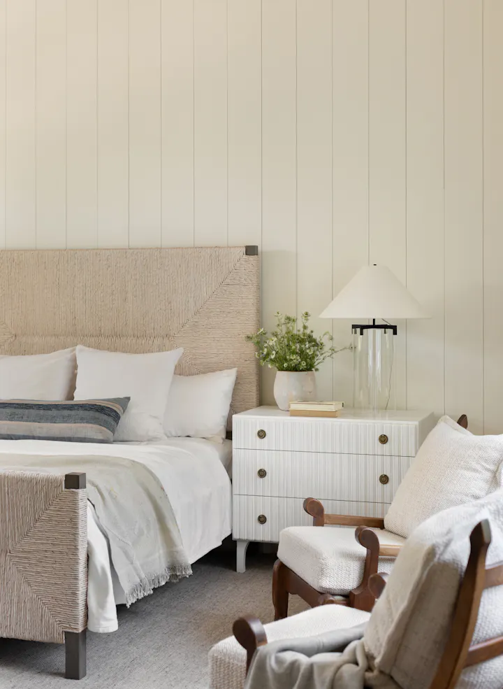 QT Andrea Goldman Luxury Interior Design Firm Chicago Chavin Bedroom Details