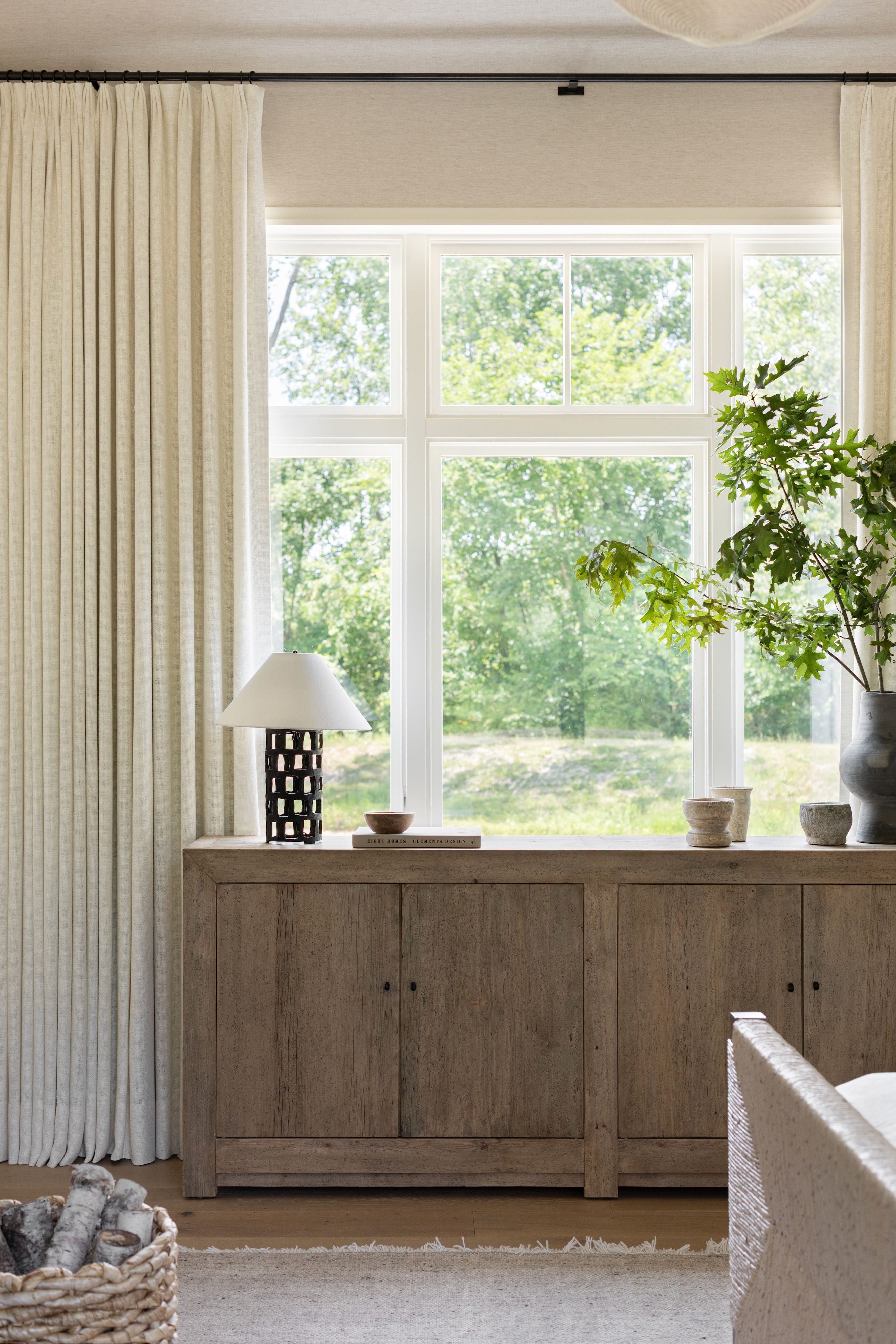 QU Andrea Goldman Luxury Interior Design Firm Chicago Chavin Bedroom Credenza Views