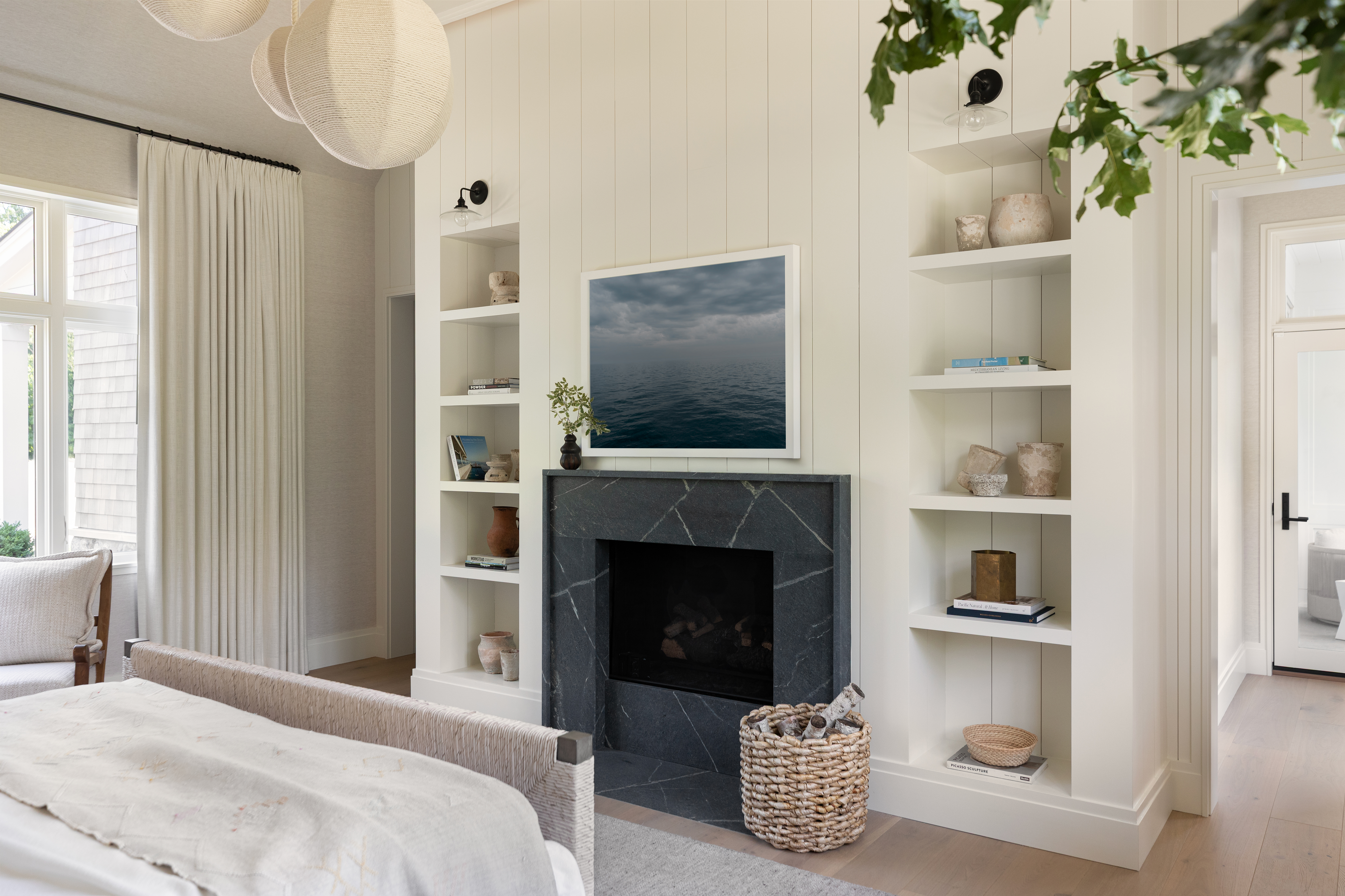 QW Andrea Goldman Luxury Interior Design Firm Chicago Chavin Master Bedroom