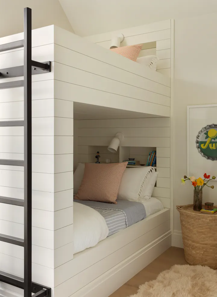 Qe Andrea Goldman Luxury Interior Design Firm Chicago Chavin Guestroom Bunkbeds Details