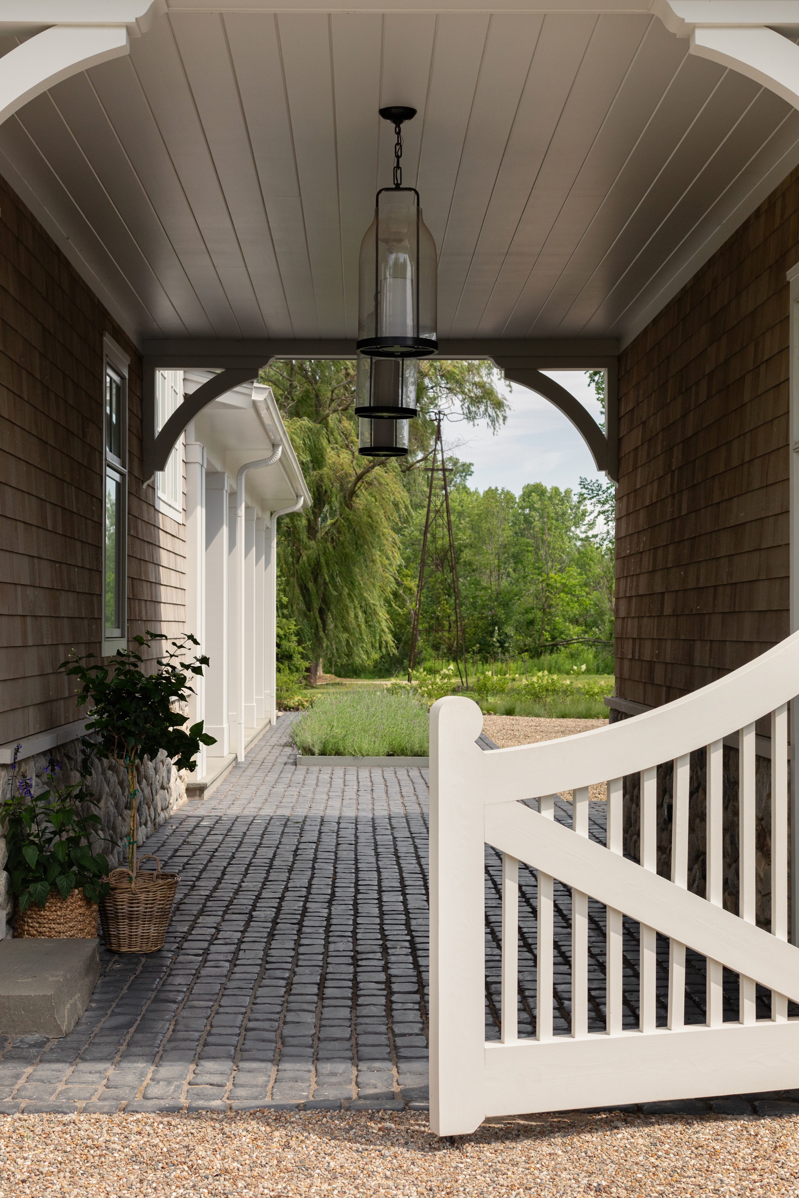 Qx Andrea Goldman Luxury Interior Design Firm Chicago Chavin Covered Entryway