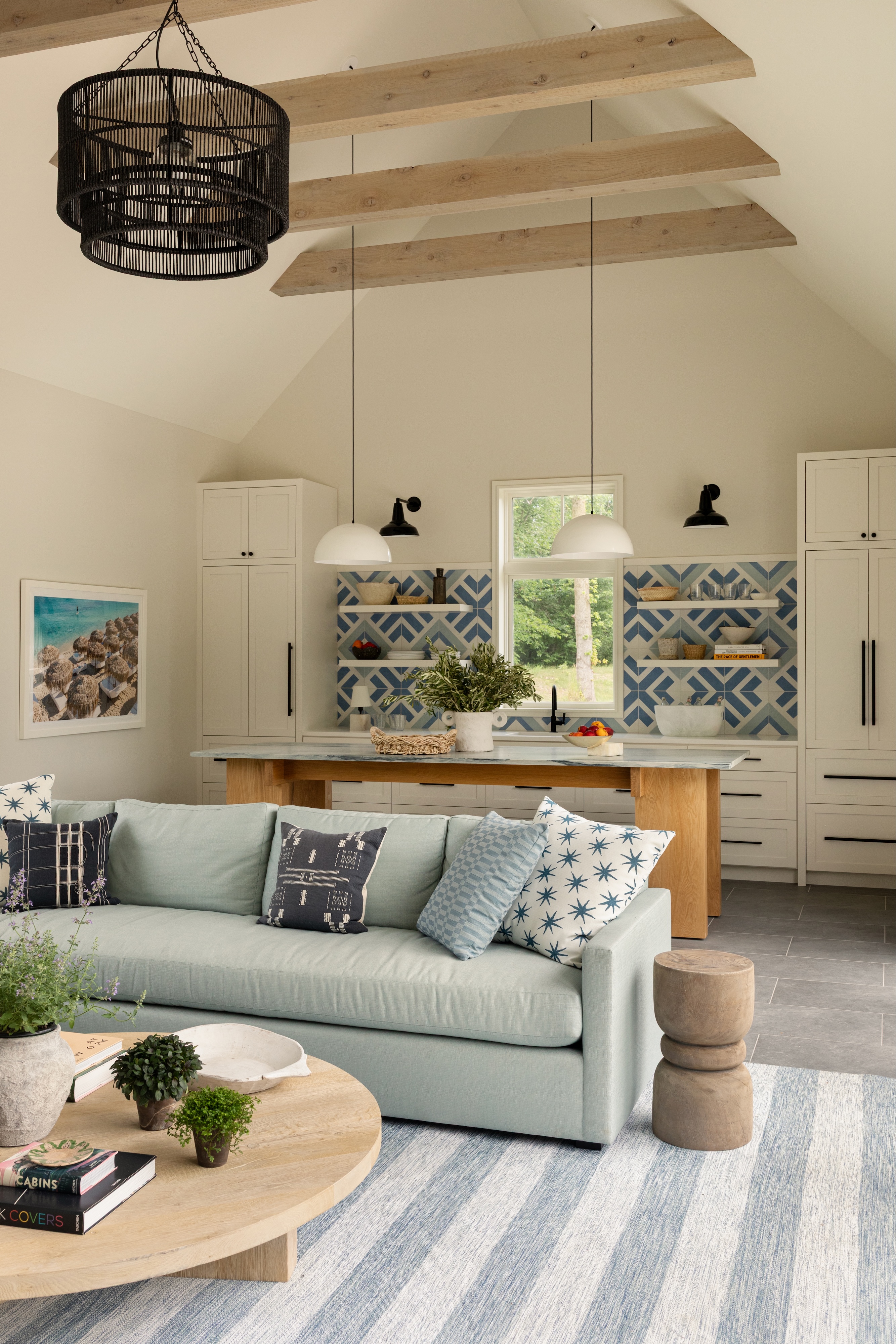 Qz Andrea Goldman Luxury Interior Design Firm Chicago Chavin Poolhouse Sitting Area