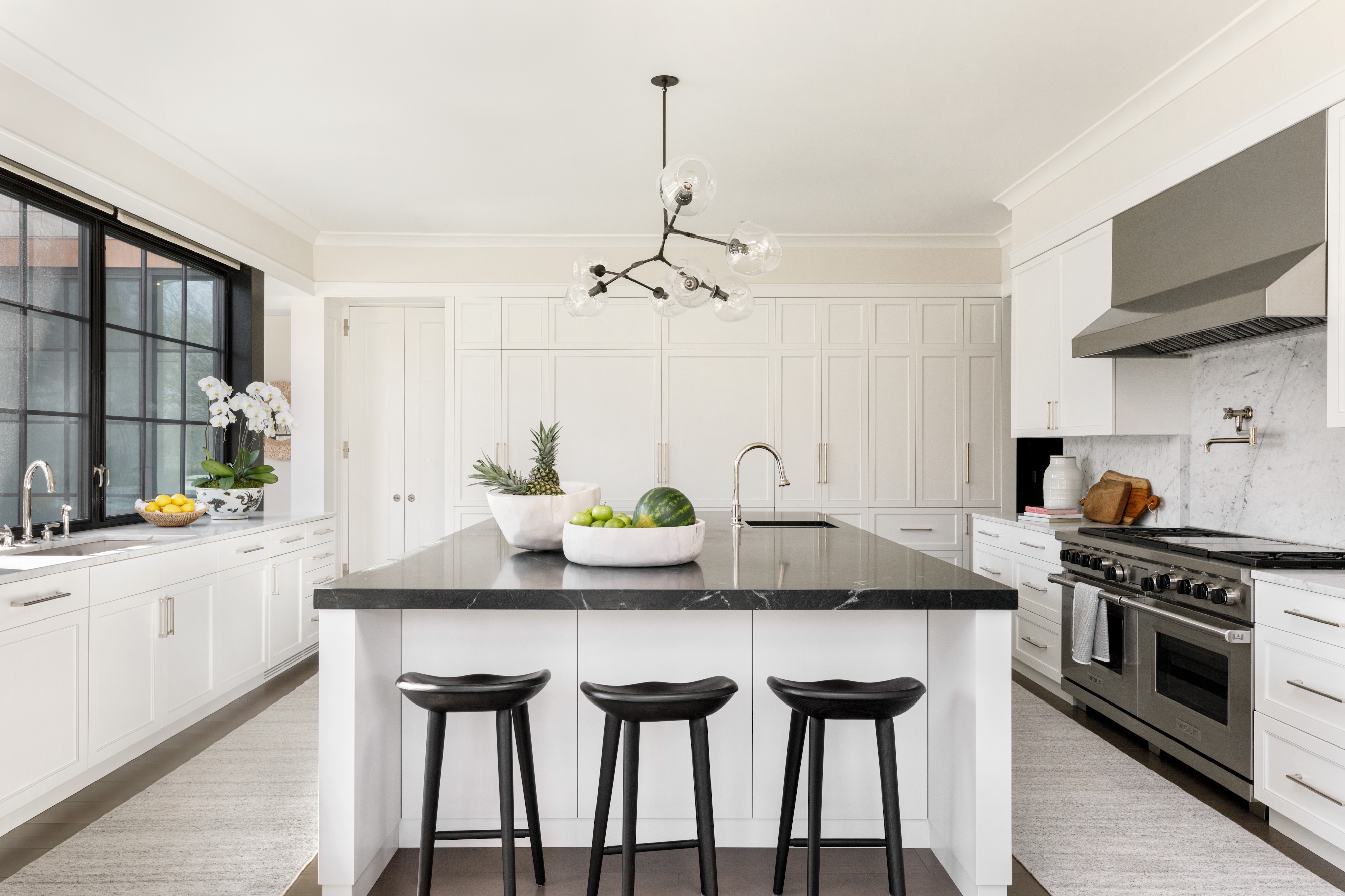Wa Andrea Goldman Luxury Interior Design Firm Chicago Winnetka Compound Kitchen