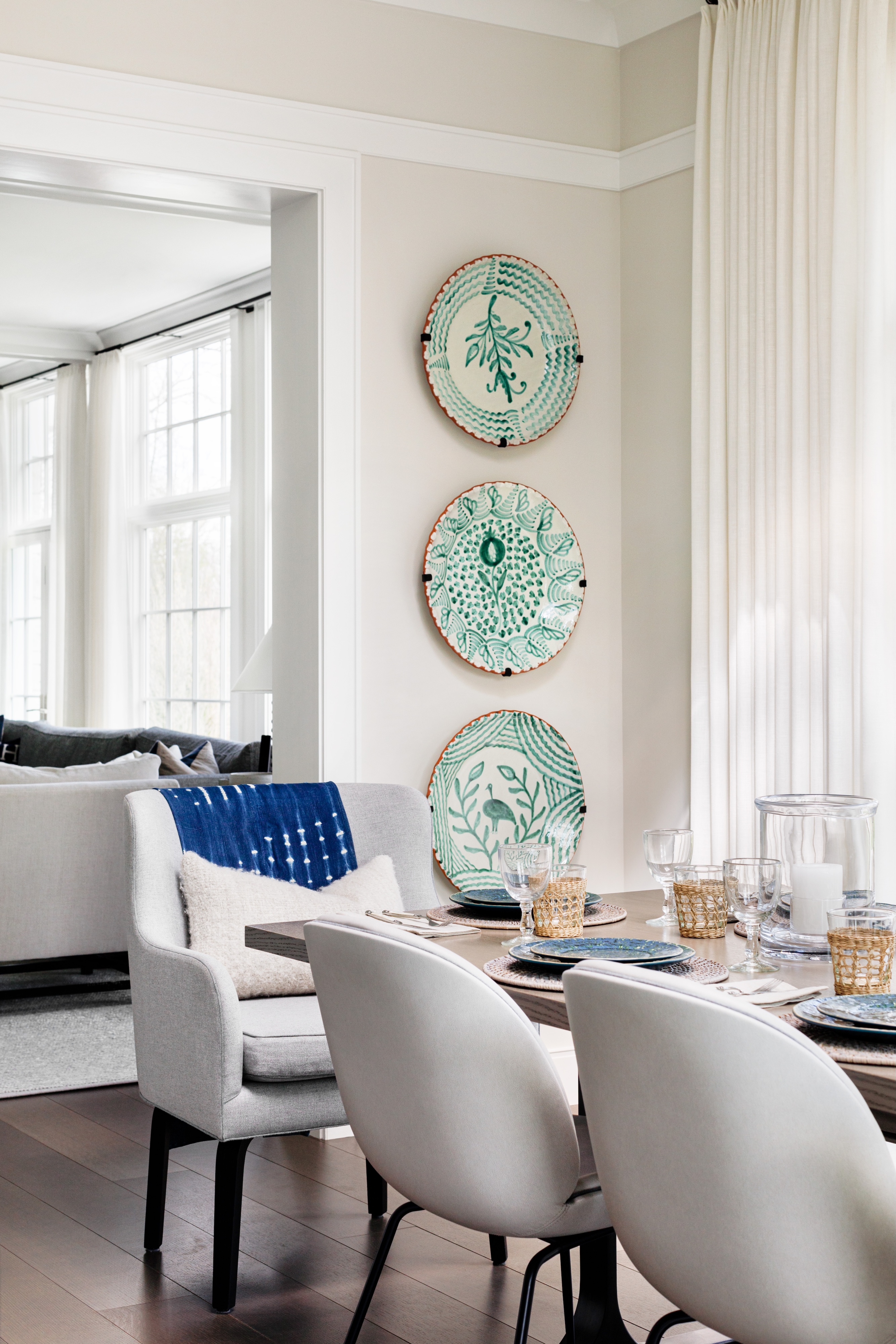 Wc Andrea Goldman Luxury Interior Design Firm Chicago Winnetka Compound Kitchen Breakfast Table