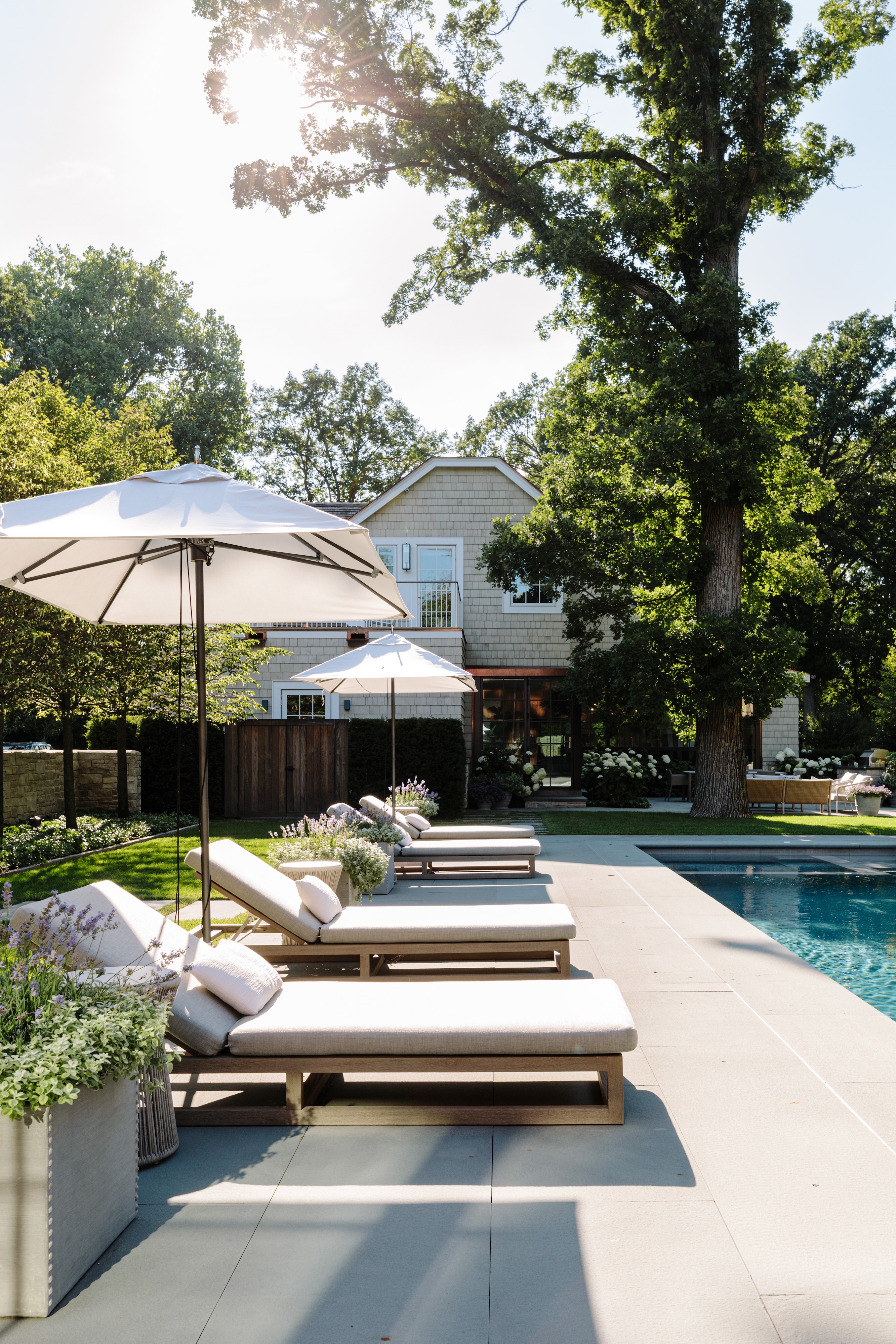 W8 Andrea Goldman Luxury Interior Design Firm Chicago Winnetka Compound Pool
