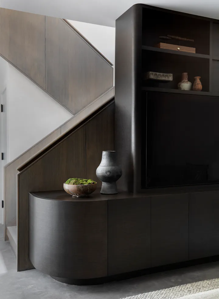 XW Andrea Goldman Luxury Interior Design Firm Chicago Mountain Inspired Home Staircase