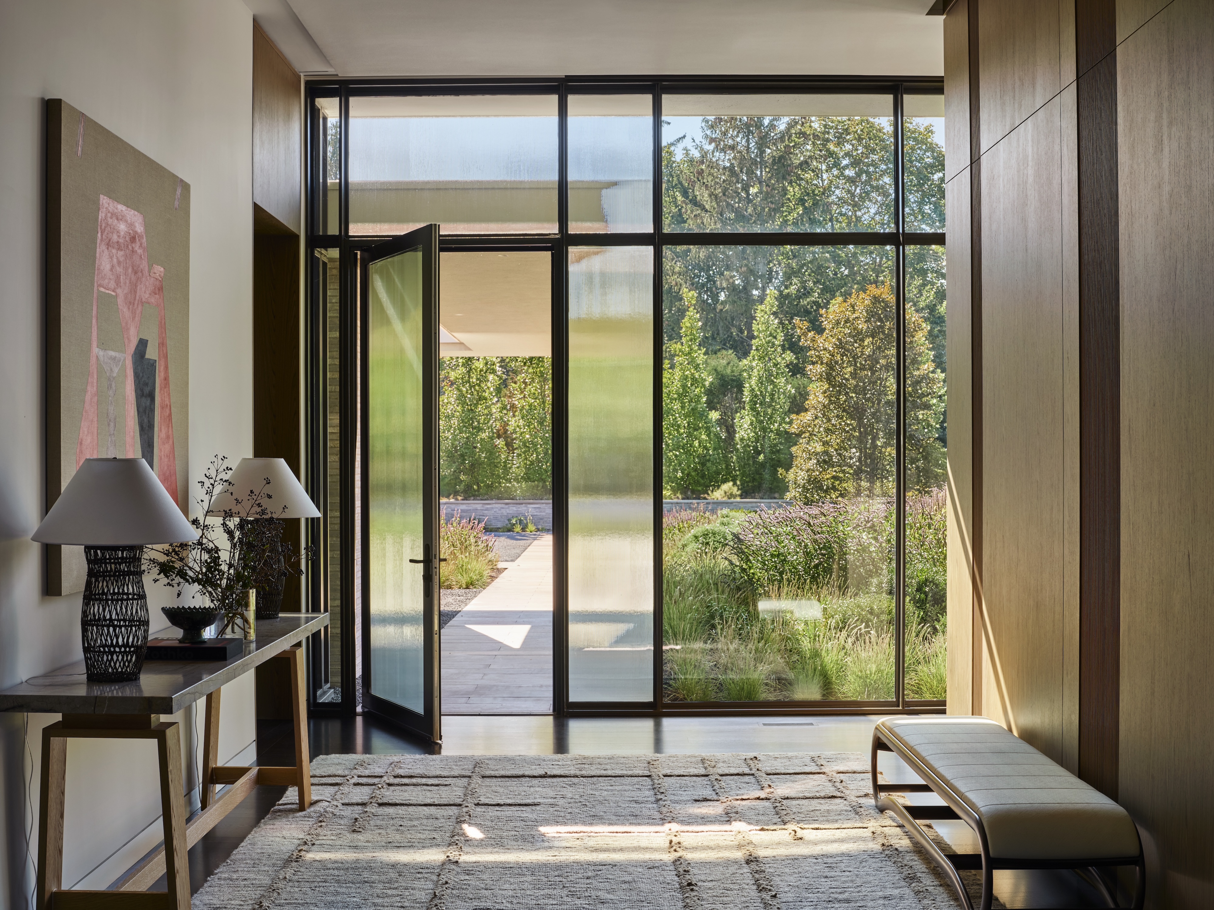 YL Andrea Goldman Luxury Interior Design Firm Chicago The Evergreen House Foyer