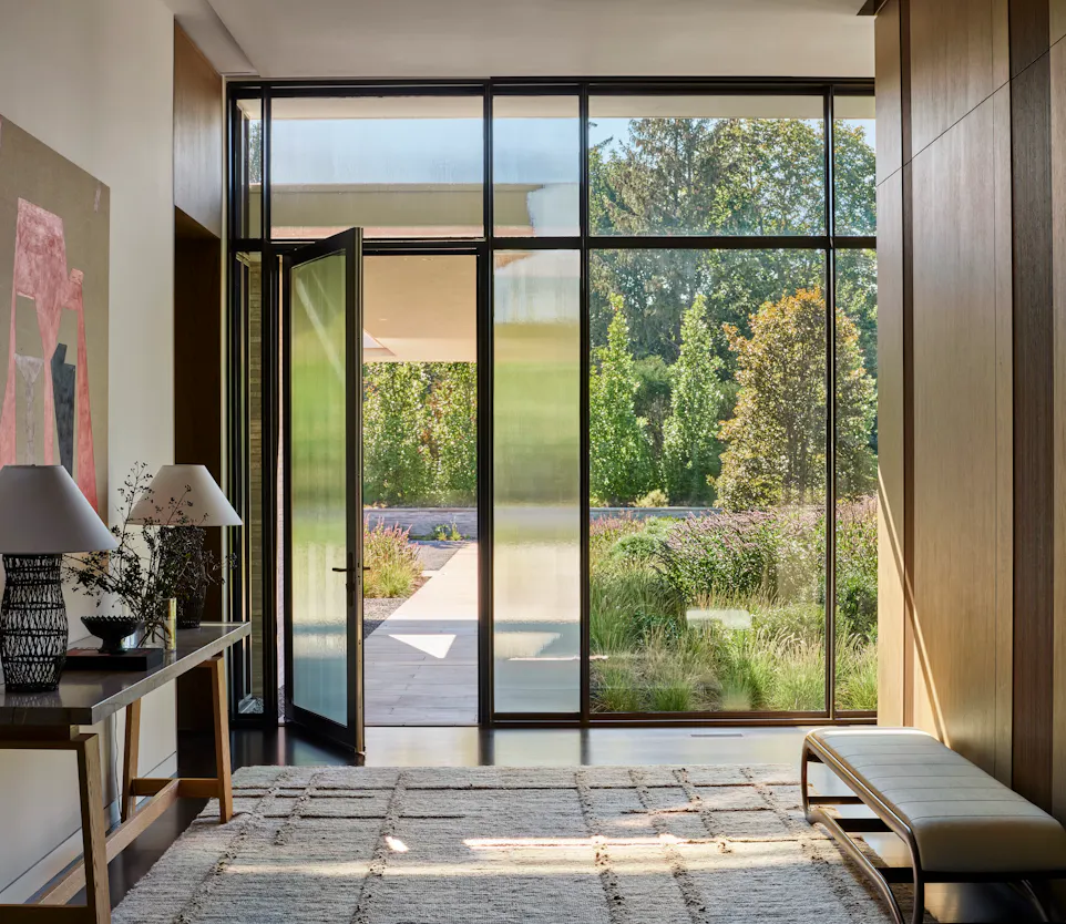 YL Andrea Goldman Luxury Interior Design Firm Chicago The Evergreen House Foyer