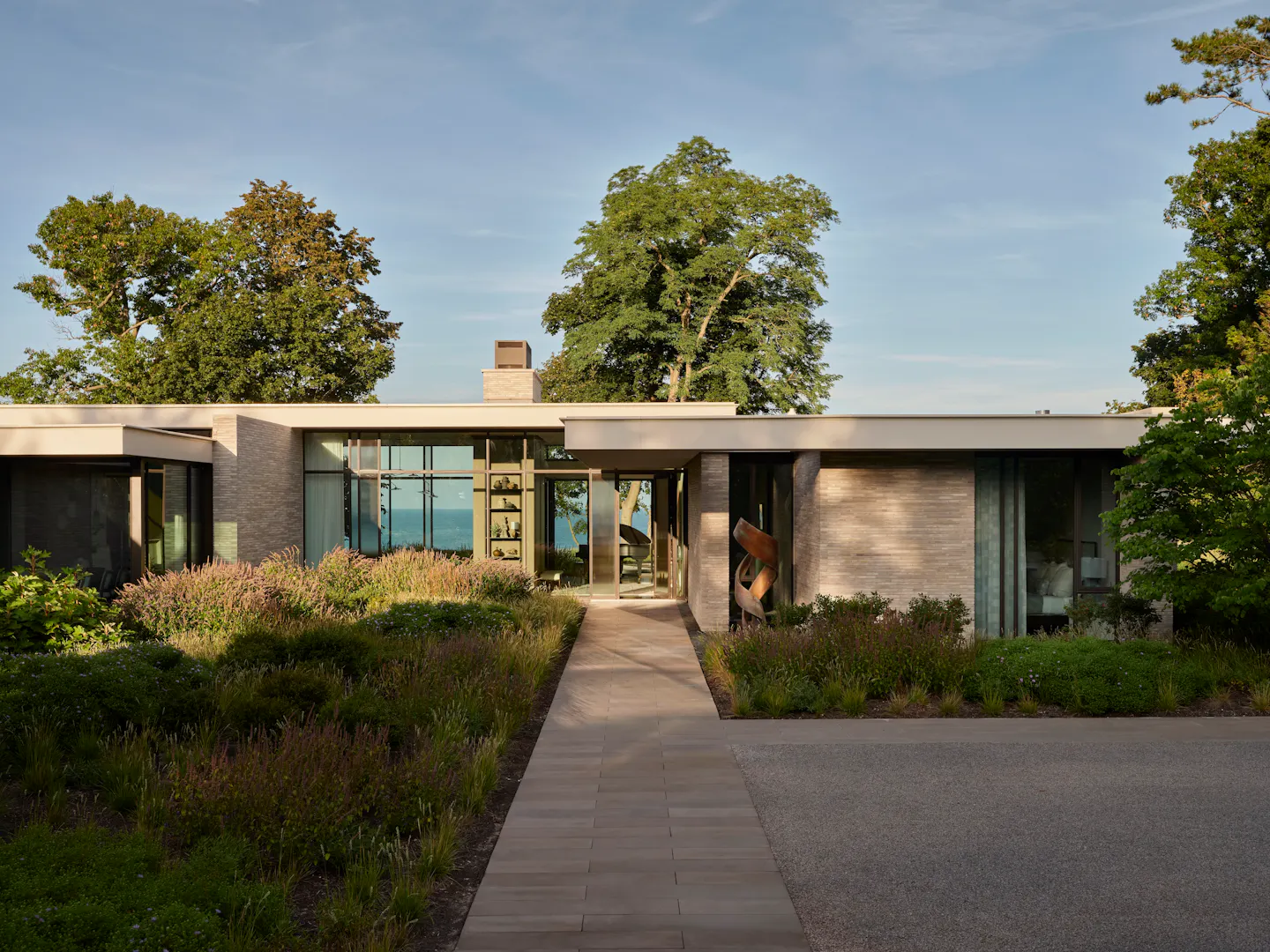 YI Andrea Goldman Luxury Interior Design Firm Chicago The Evergreen House Exterior Front