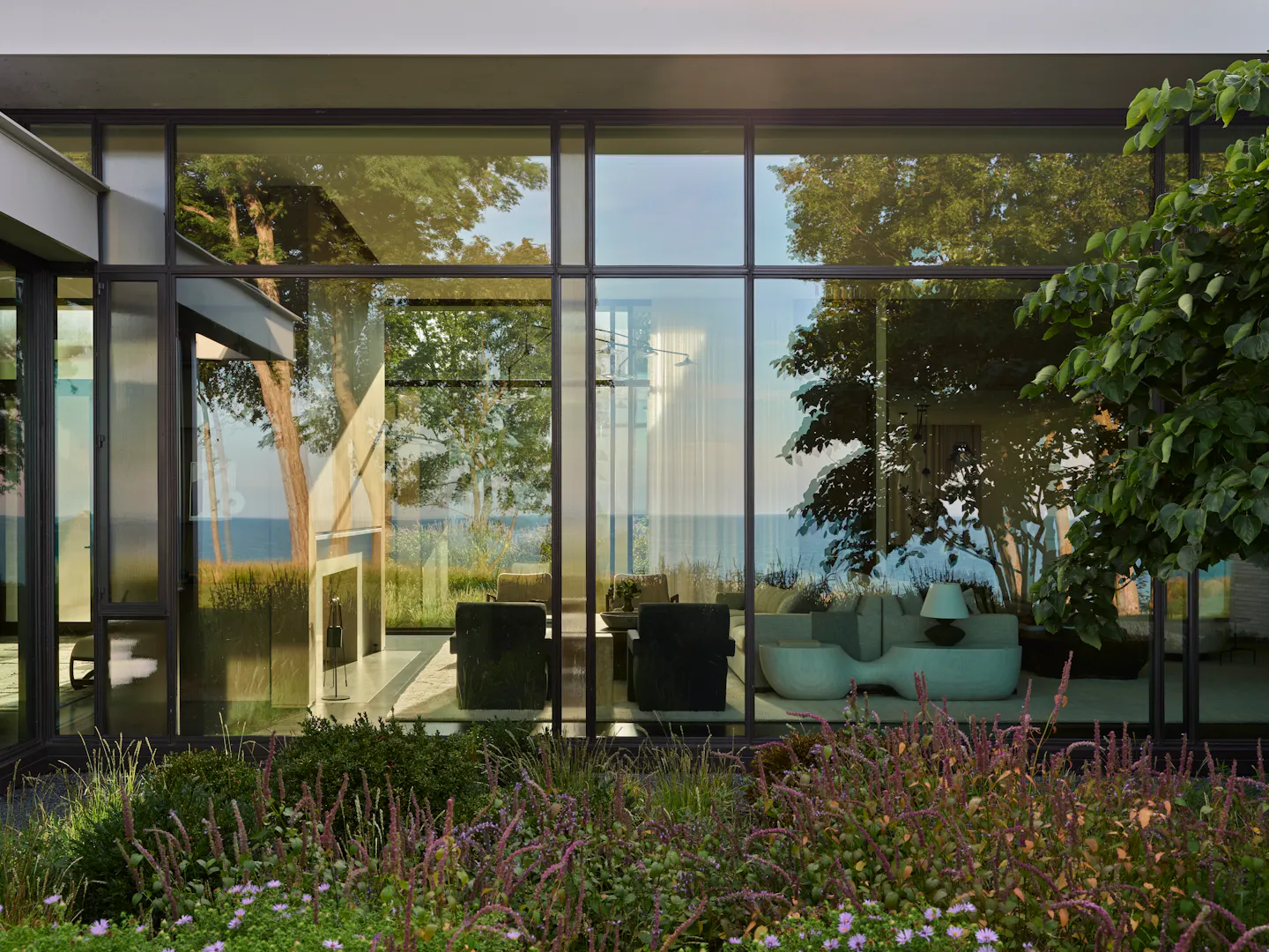 Yt Andrea Goldman Luxury Interior Design Firm Chicago The Evergreen House Exterior Back