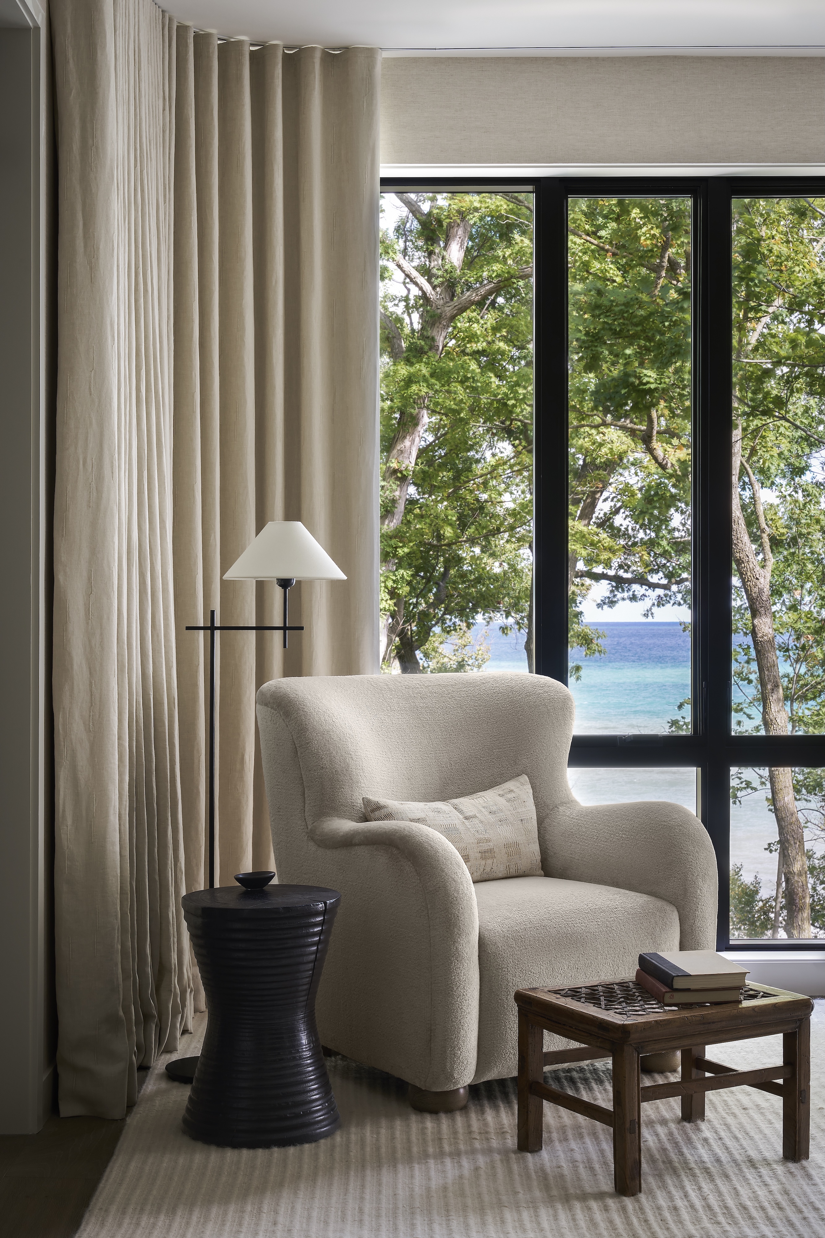 a1 Andrea Goldman Luxury Interior Design Firm Chicago The Treehouse Reading Chair