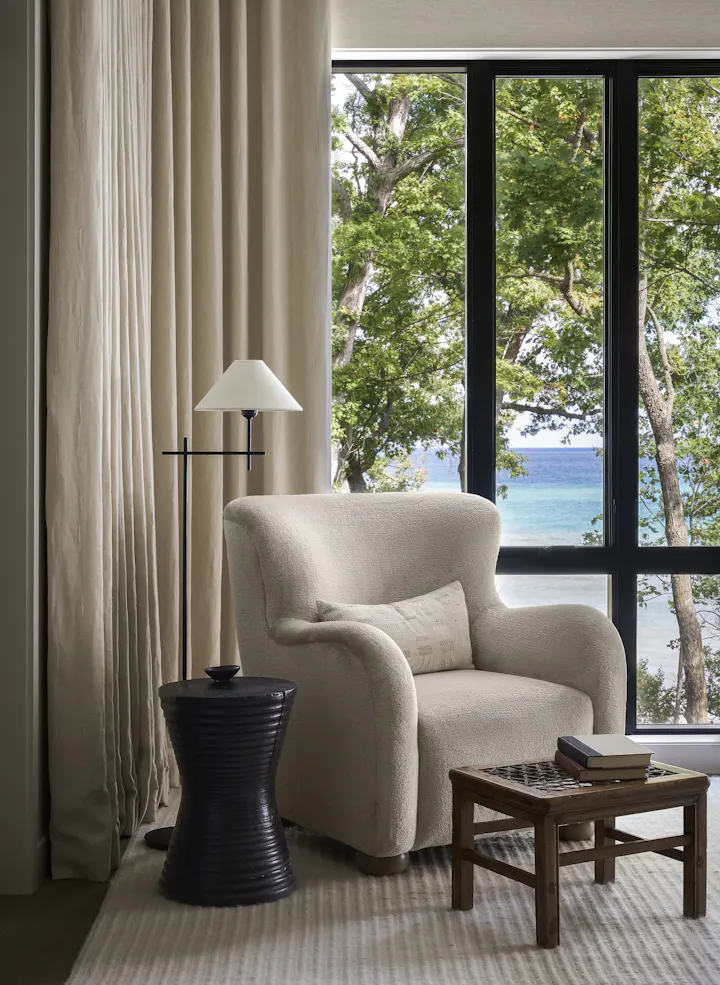 a1 Andrea Goldman Luxury Interior Design Firm Chicago The Treehouse Reading Chair