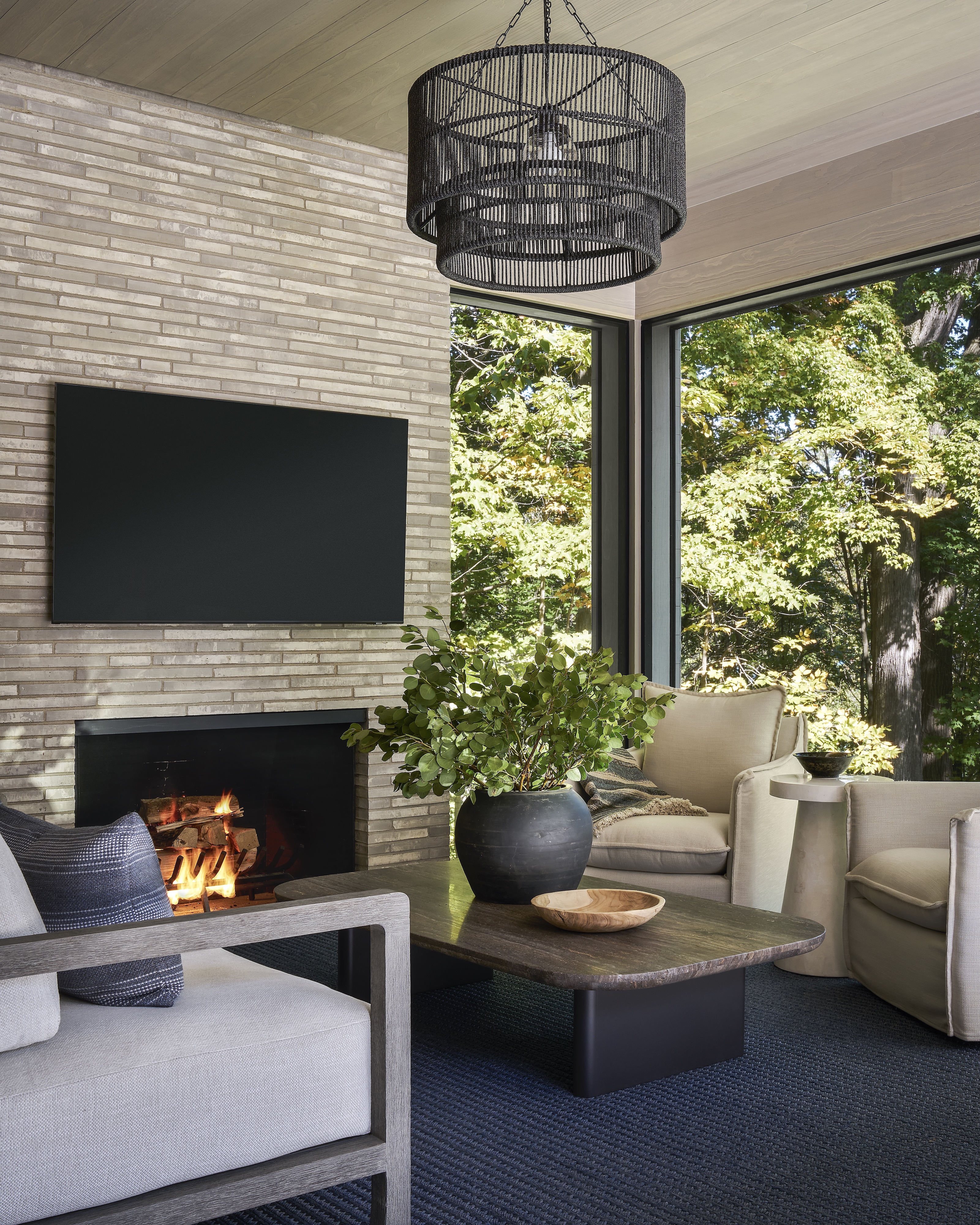 a4 Andrea Goldman Luxury Interior Design Firm Chicago The Treehouse Porch