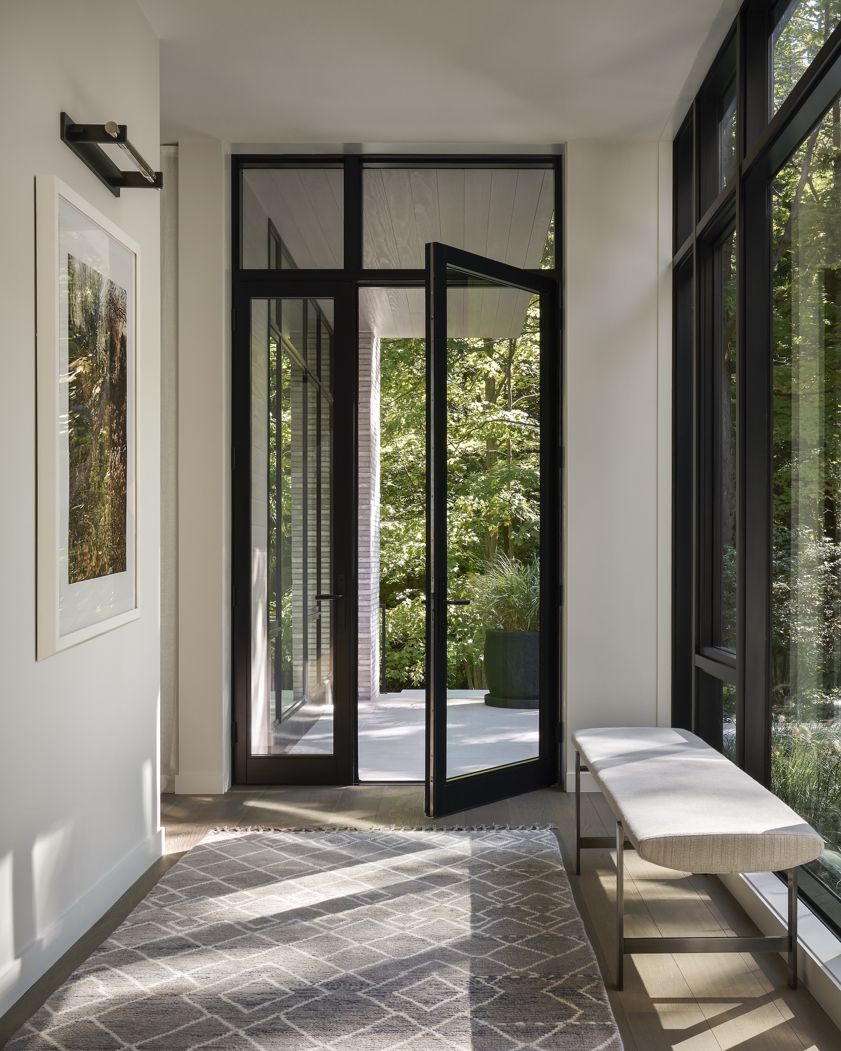 a7 Andrea Goldman Luxury Interior Design Firm Chicago The Treehouse Entryway