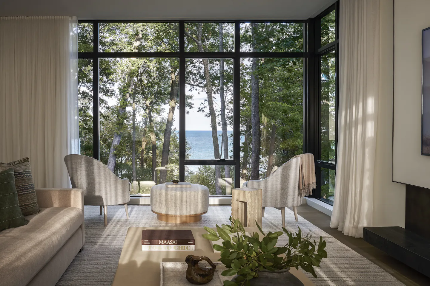 ao Andrea Goldman Luxury Interior Design Firm Chicago The Treehouse Sitting Chairs