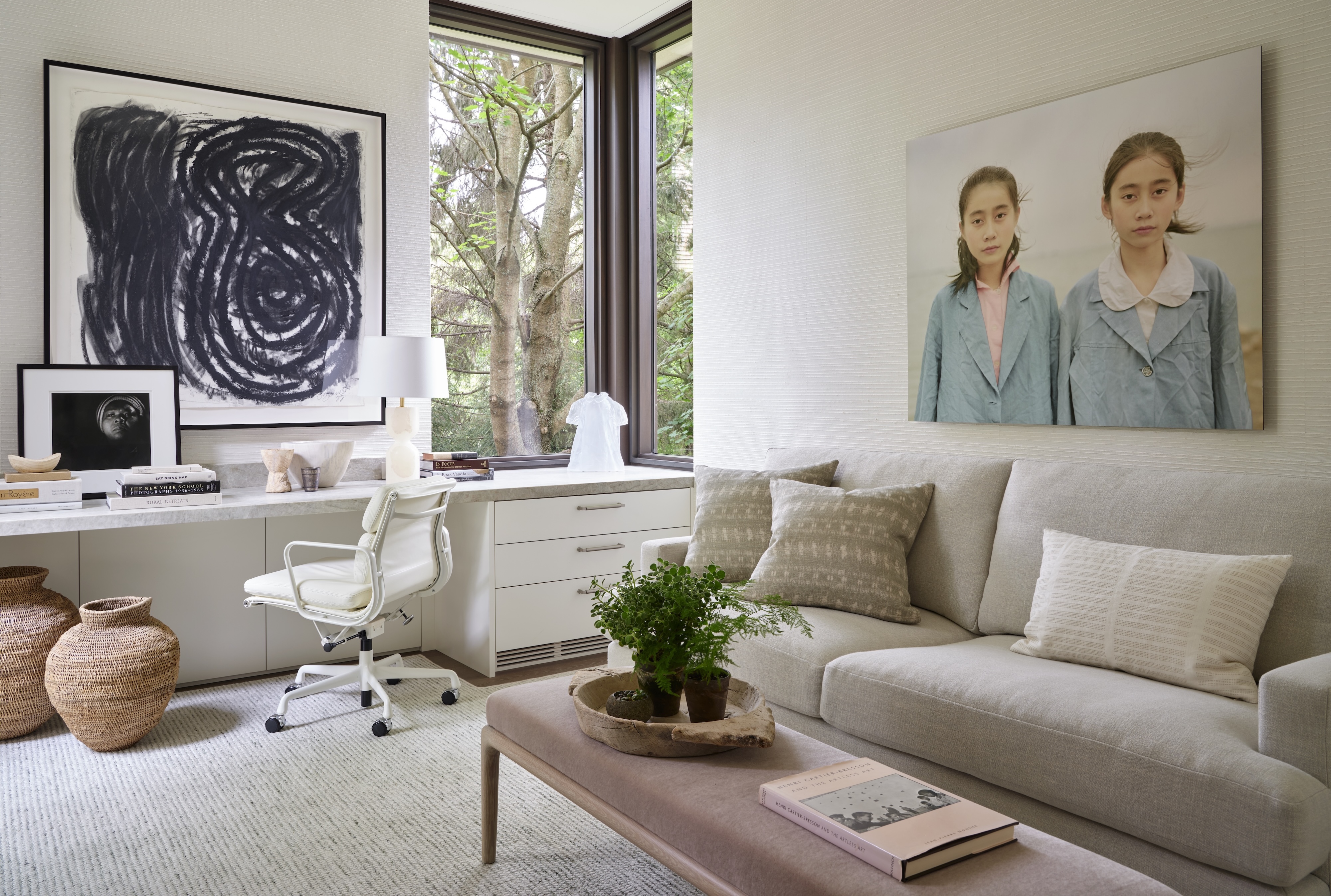 Andrea Goldman Luxury Interior Design Firm Chicago Gallery Residence Homeoffice Guestroom