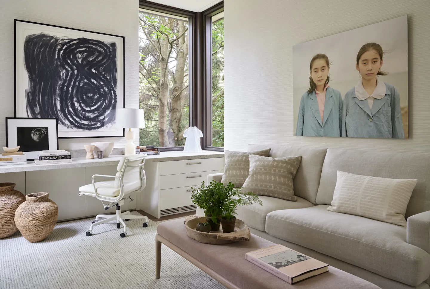 Andrea Goldman Luxury Interior Design Firm Chicago Gallery Residence Homeoffice Guestroom