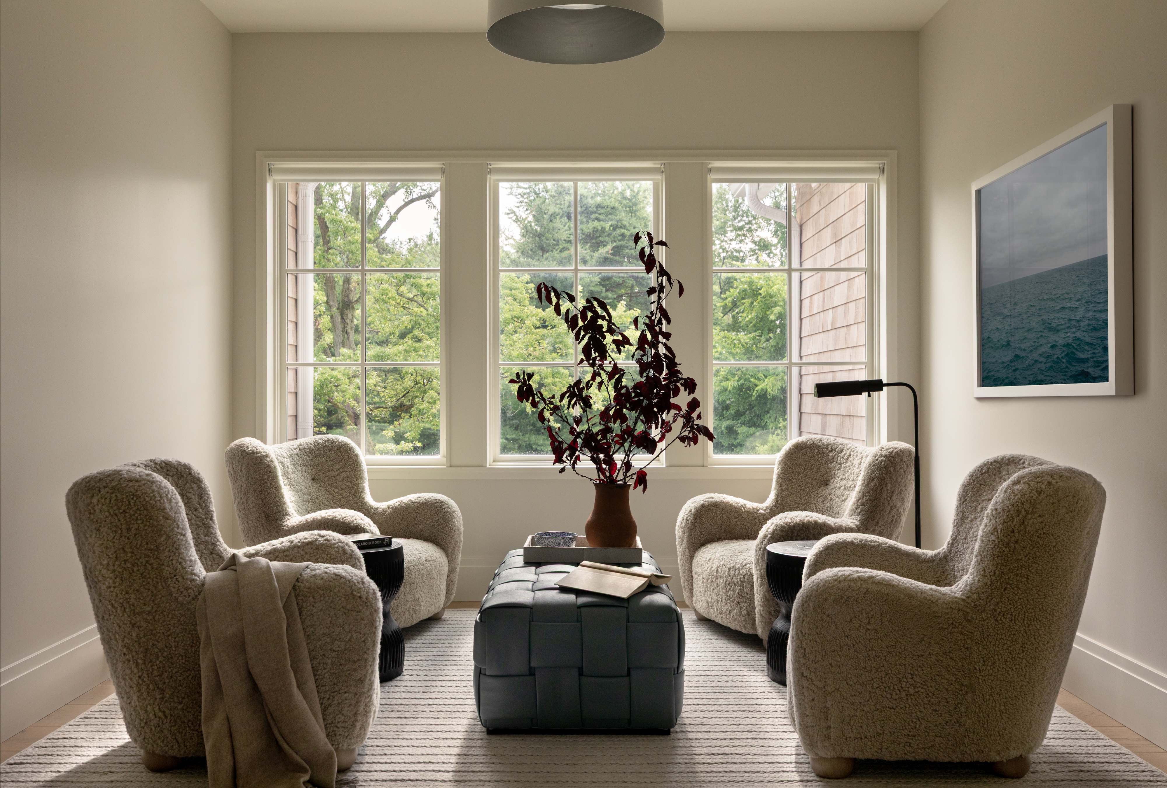 Andrea Goldman Luxury Interior Design Firm Chicago Chavin Sitting Area