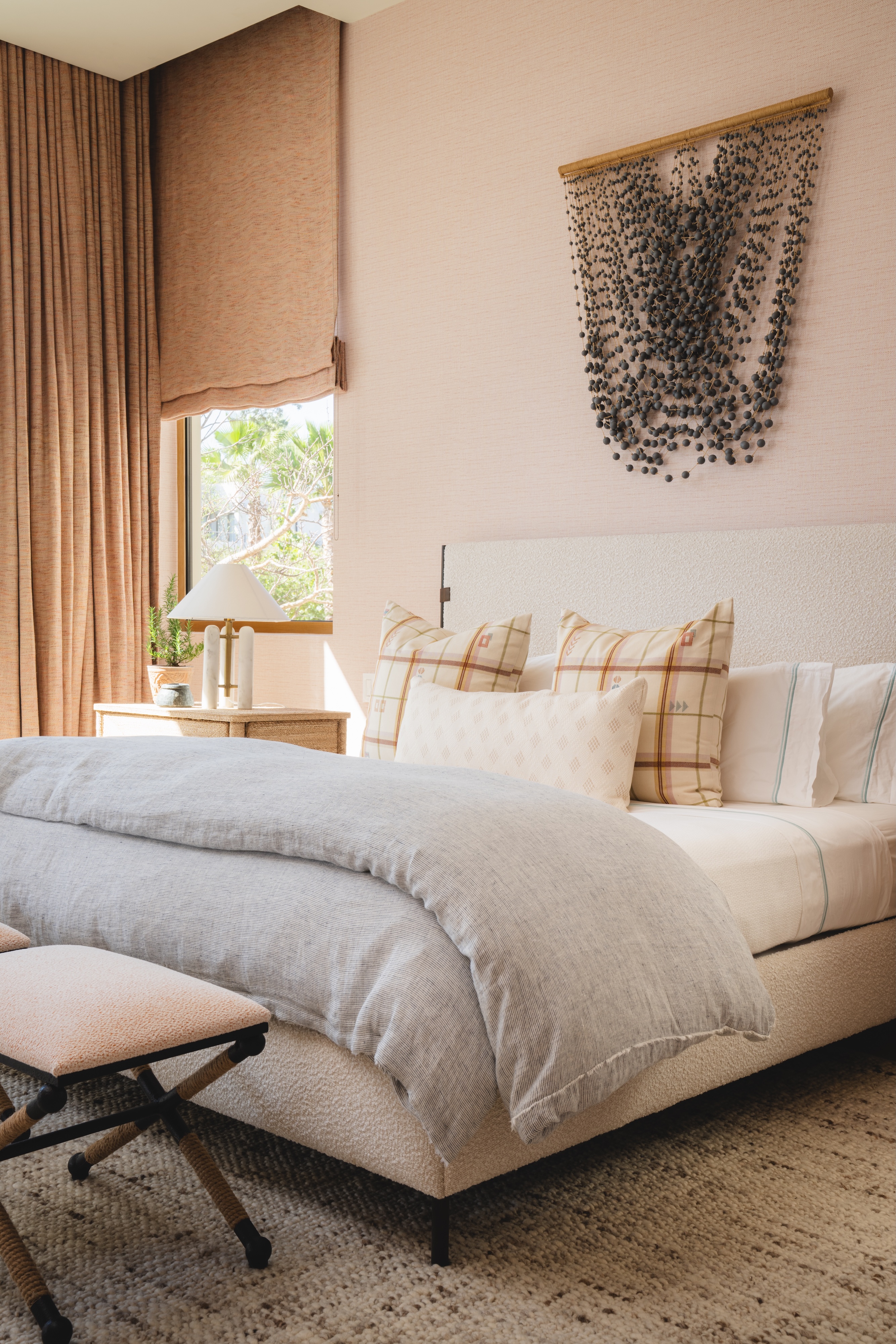 Andrea Goldman Luxury Interior Design Firm Chicago Gray Cabo Guest Room 2