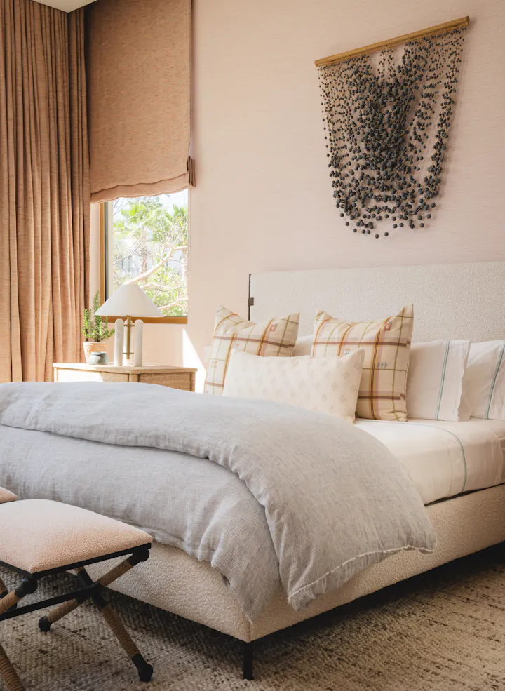 Andrea Goldman Luxury Interior Design Firm Chicago Gray Cabo Guest Room 2