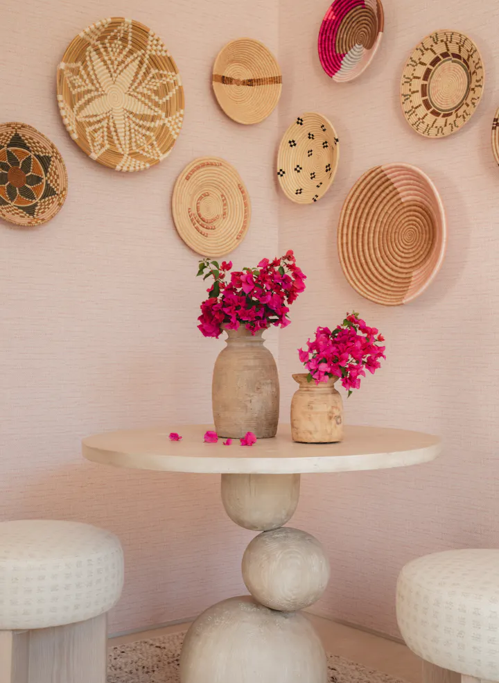 Andrea Goldman Luxury Interior Design Firm Chicago Gray Cabo Sitting Nook