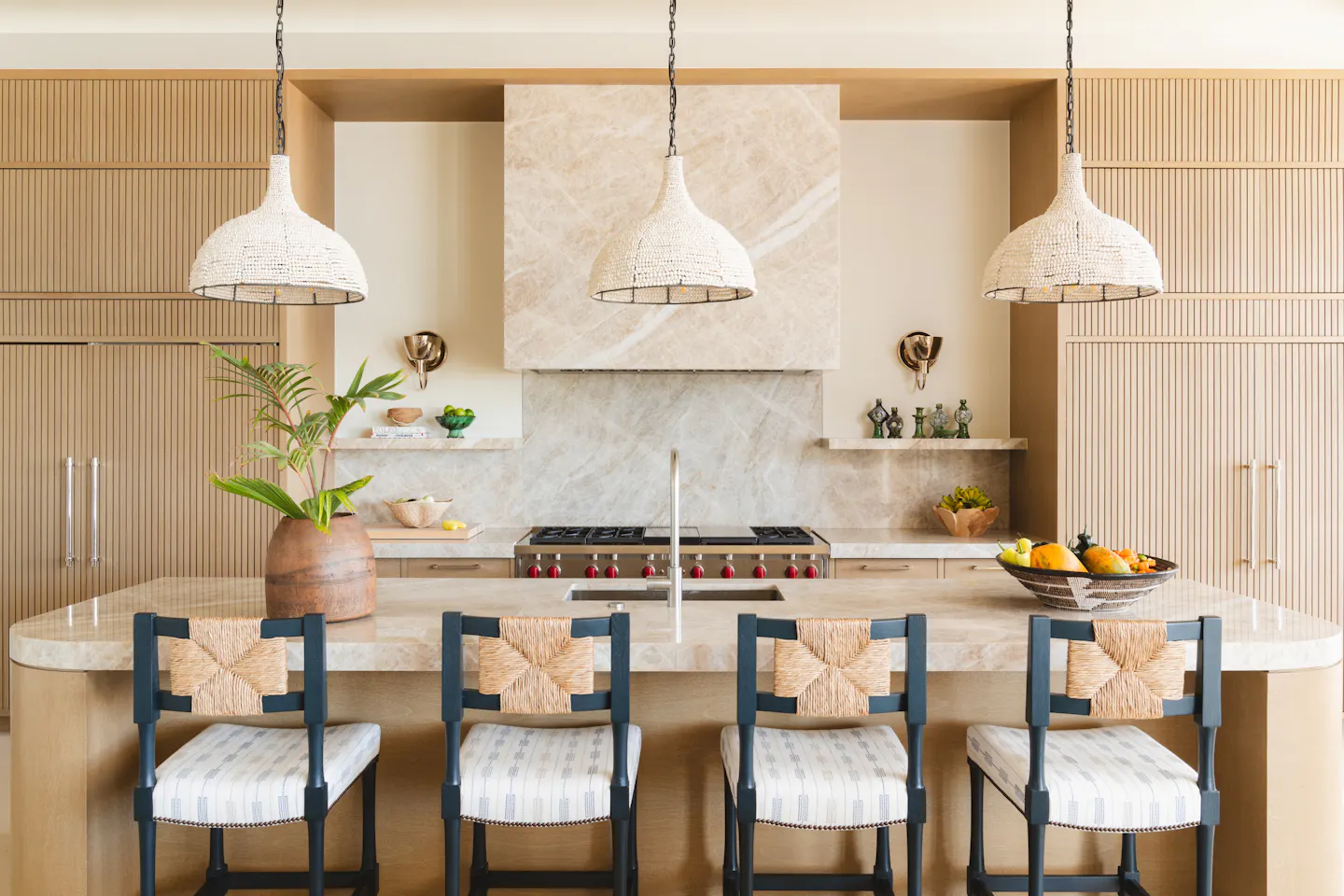 Andrea Goldman Luxury Interior Design Firm Chicago Gray Cabo Kitchen
