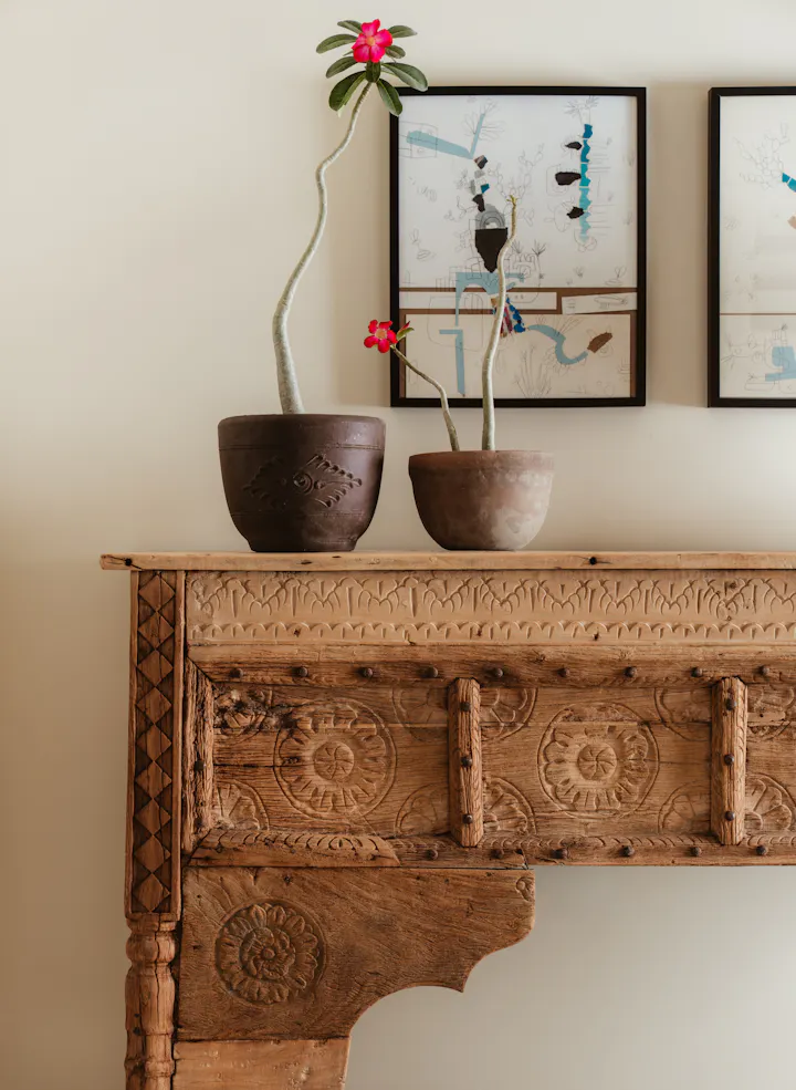 Andrea Goldman Luxury Interior Design Firm Chicago Gray Cabo Console Table