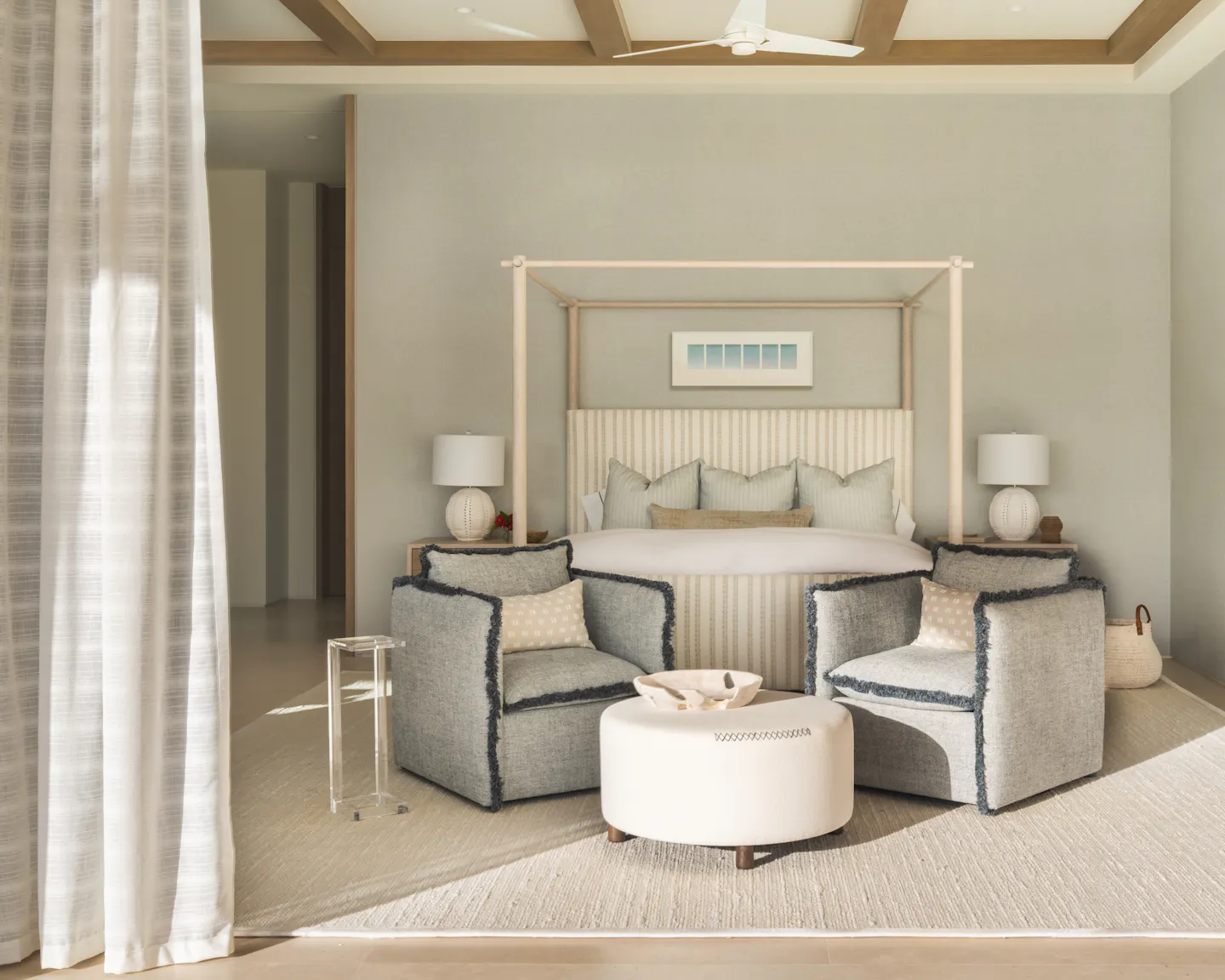 Andrea Goldman Luxury Interior Design Firm Chicago Gray Cabo Guest Room 4