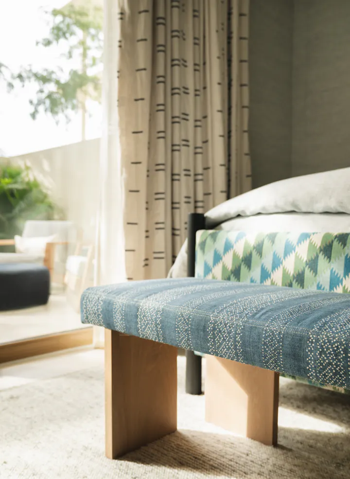 Andrea Goldman Luxury Interior Design Firm Chicago Gray Cabo Guest Room 4