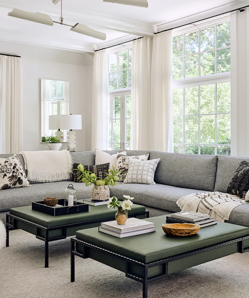 Andrea Goldman Luxury Interior Design Firm Chicago A Tale of Two Houses Living Room 3