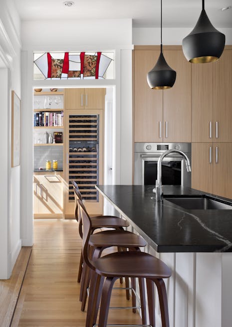 Andrew-Mann-Architecture-California-Castro-Edwardian-Kitchen-Wine-cooler-view
