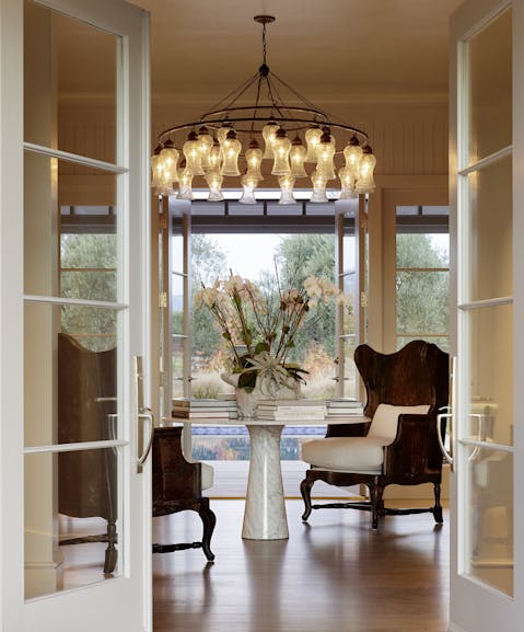 Andrew-Mann-Architecture-California-Wine-Country-Front-Door-View-of-Foyer