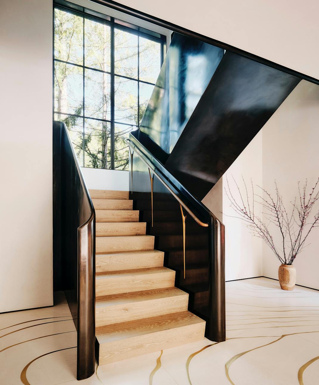 Andrew-Mann-Architecture-California-Woodlands-Estate-Staircase