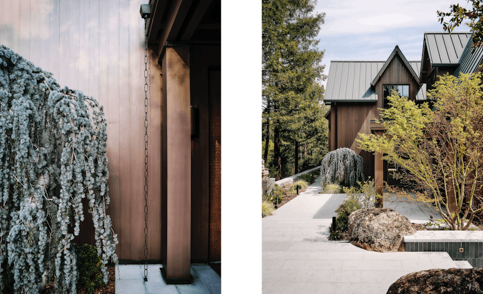 Andrew-Mann-Architecture-California-Woodlands-Estate-Exterior-Entryway