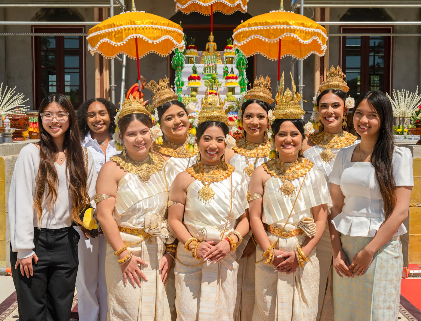 Andrew-Mann-Architecture-California-Wat-Khmer-Kampuchea-Krom-Temple-Part-V-Group-Dancers