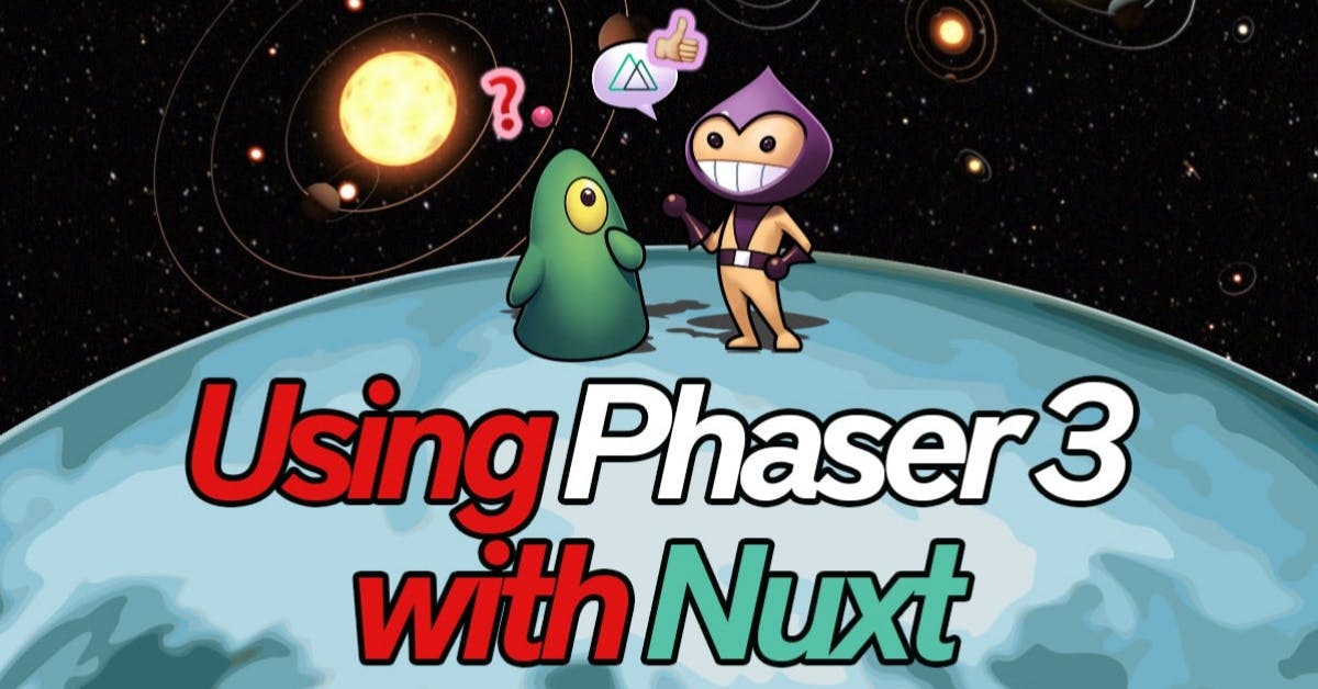 Using Phaser 3 with Nuxt