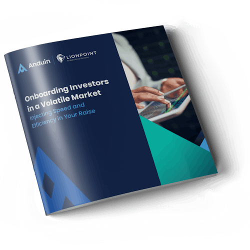 Onboarding Investors in a Volatile Market: Injecting Speed and Efficiency in Your Raise