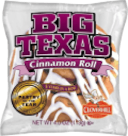 Big Texas cinnamon roll