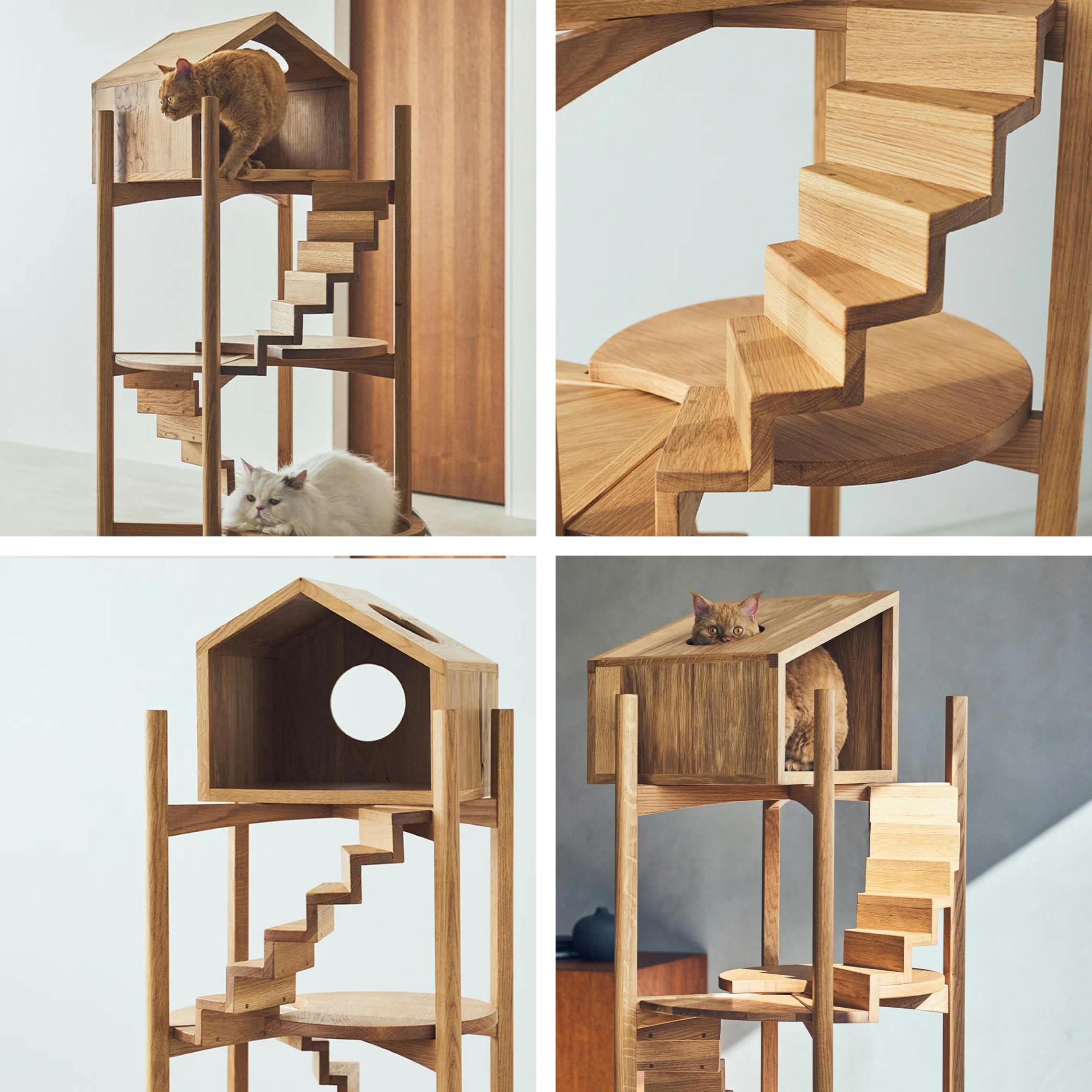 LA CHATONのプロダクト(キャットツリー)紹介画像 / Product Introduction(Cat Tree House) of LA CHATON