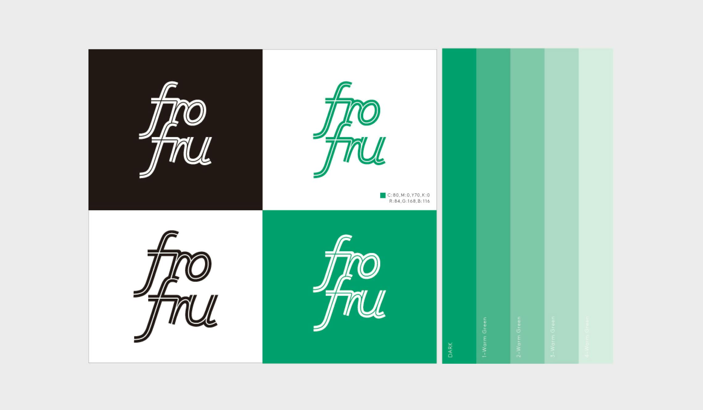 frofruのロゴ / Logo for frofru