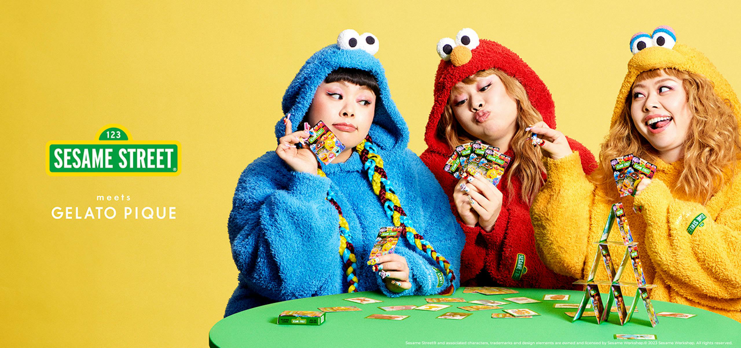 SESAME STREET meets GELATO PIQUEのメインビジュアル / Main Visual for SESAME STREET meets GELATO PIQUE