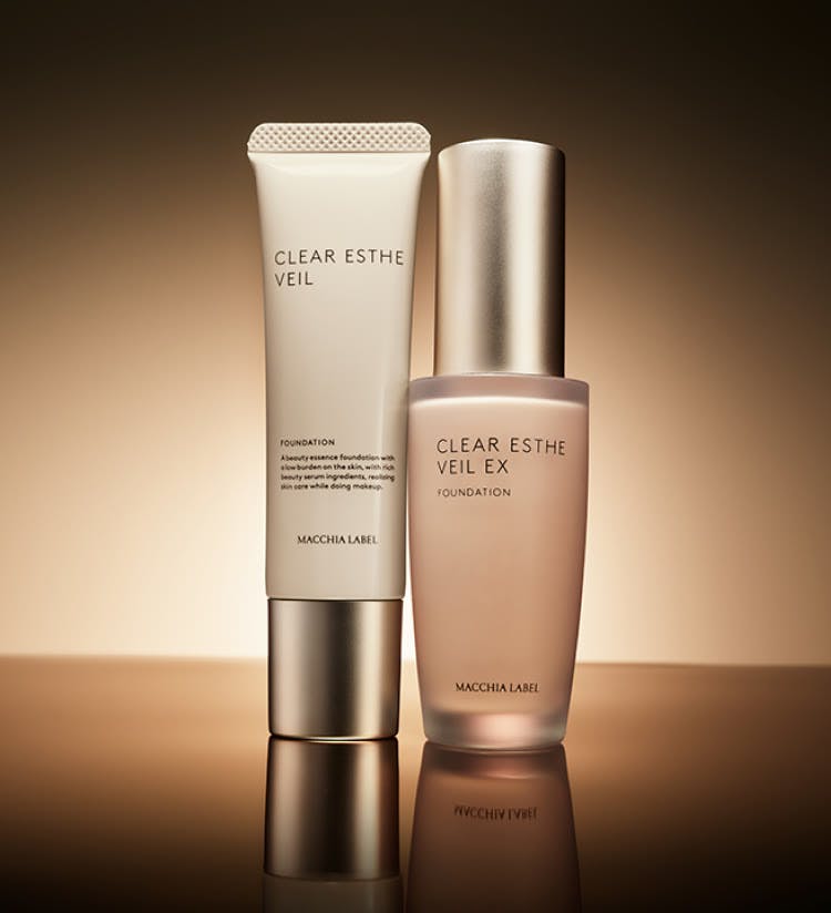 MACCHIA LABEL CLEAR ESTHE LINE のメインビジュアル / Main Visual for MACCHIA LABEL CLEAR ESTHE LINE